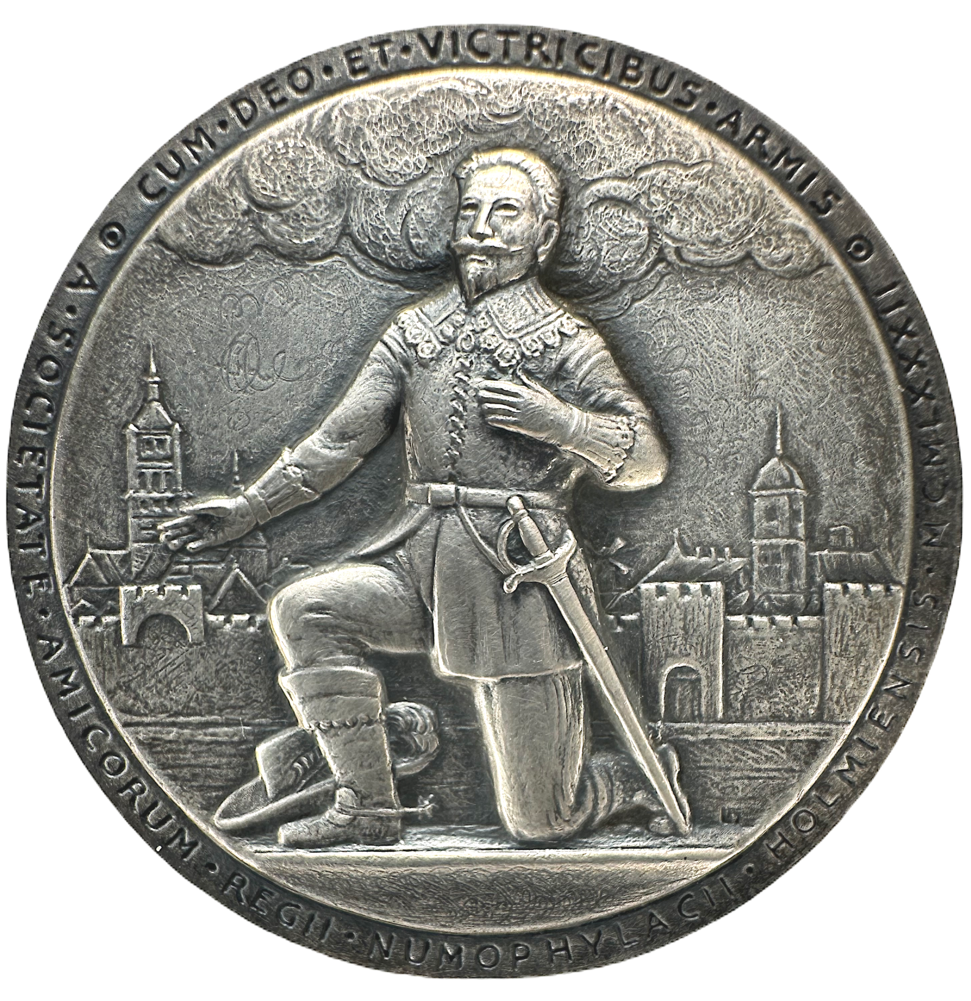 Till minne av 350-årsdagen av Gustav II Adolfs död 1632 av Leo Holmgren (1982)