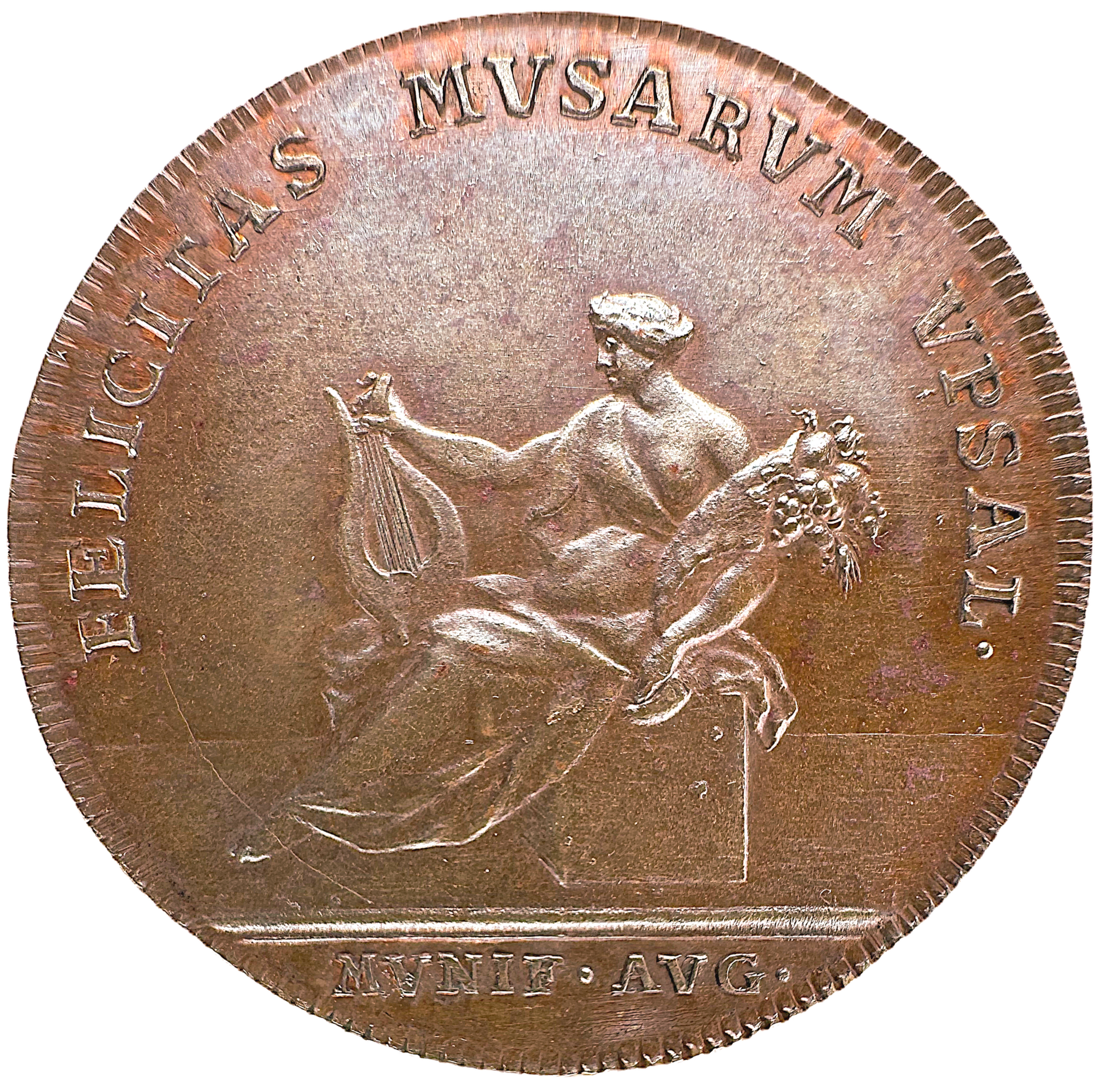 Gustav II Adolf  utfärdar nya priviliegier till Uppsala Universitet 1624 av Johann Carl Hedlinger (ca 1733) - Vackert exemplar
