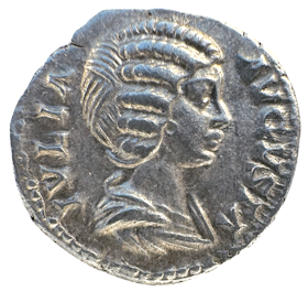 Julia Domna Denar 193-211 e.Kr. - Denar - Vackert exemplar