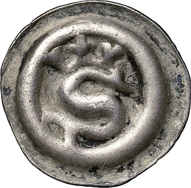 Albrekt av Mecklenburg 1365-1389 - Söderköping - Tilltalande krönt S-brakteat