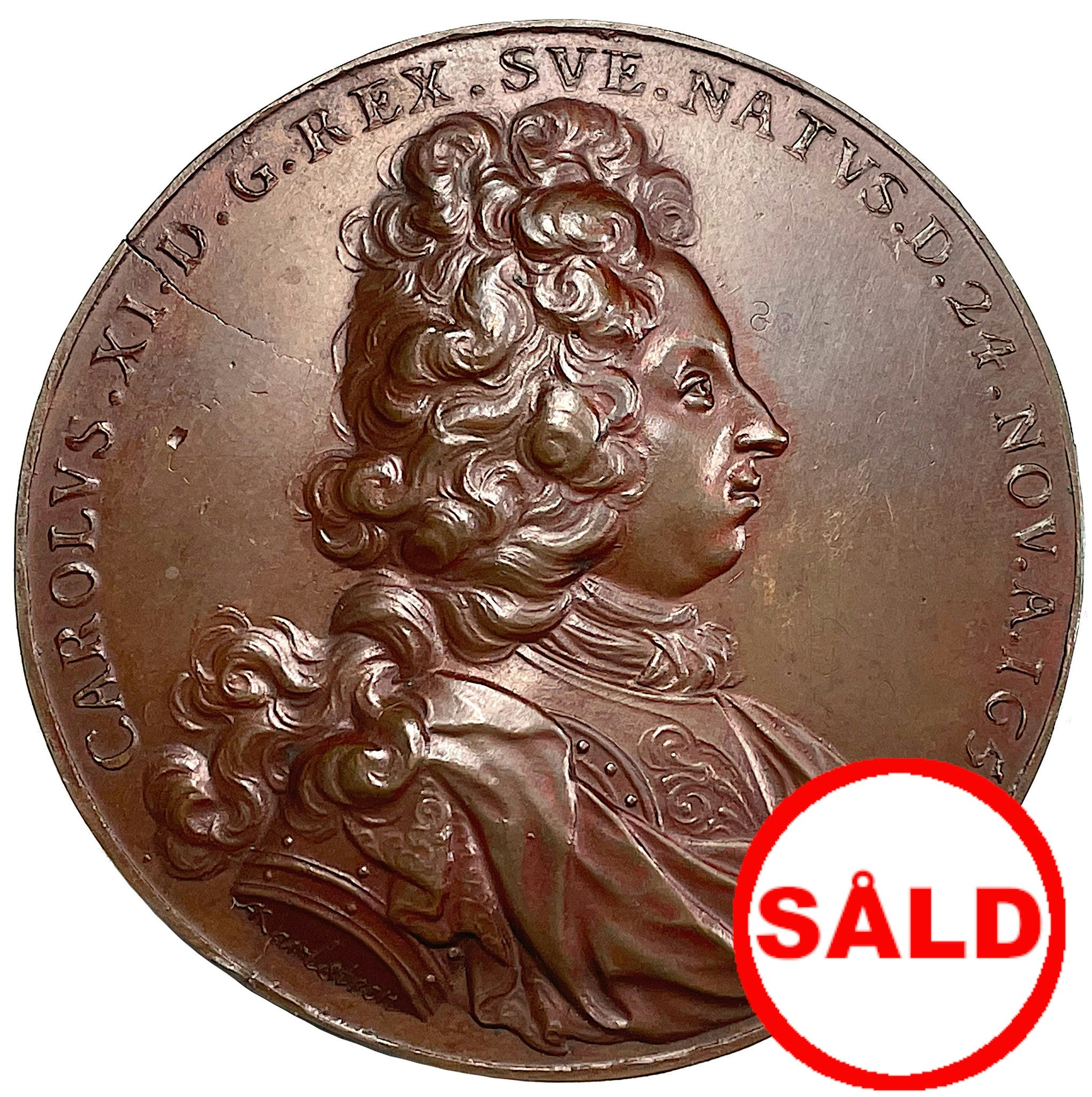 Karl XI:s begravning 1697 av Arvid Karlsteen - Mycket sällsynt