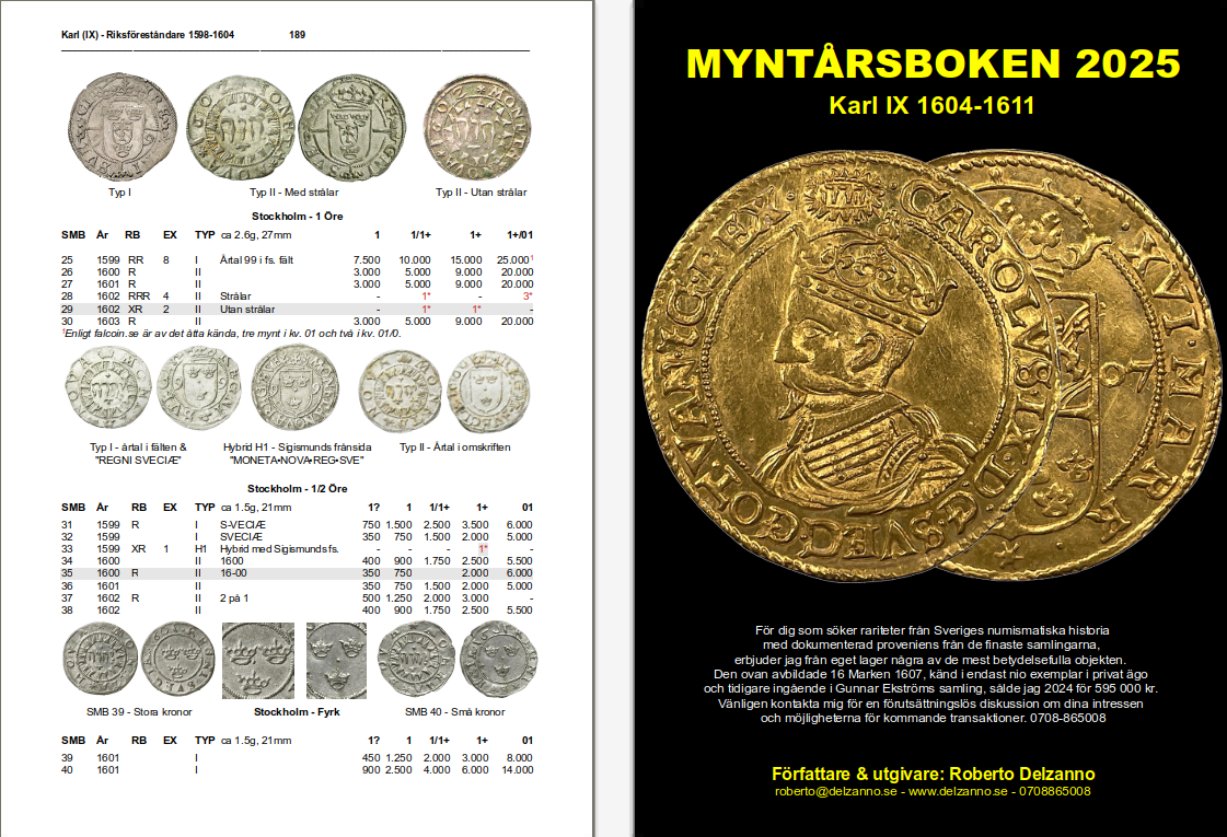 MYNTÅRSBOKEN 2025 - Nu i lager för omedelbar leverans!