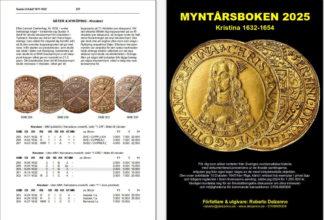 MYNTÅRSBOKEN 2025 - Nu i lager för omedelbar leverans!