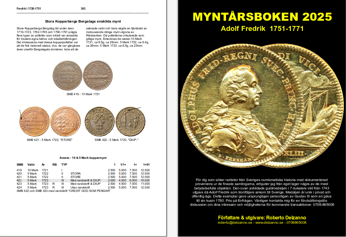 MYNTÅRSBOKEN 2025 - Nu i lager för omedelbar leverans!