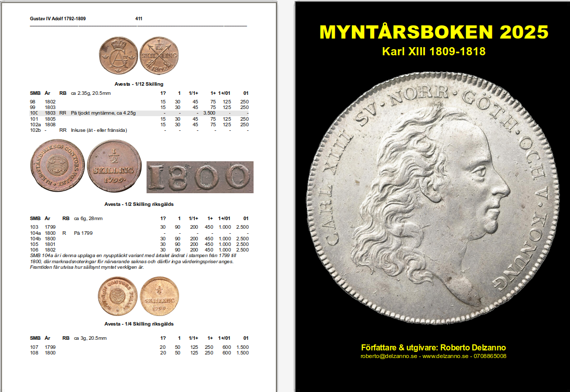 MYNTÅRSBOKEN 2025 - Utkommer december 2024 - Beställ redan nu