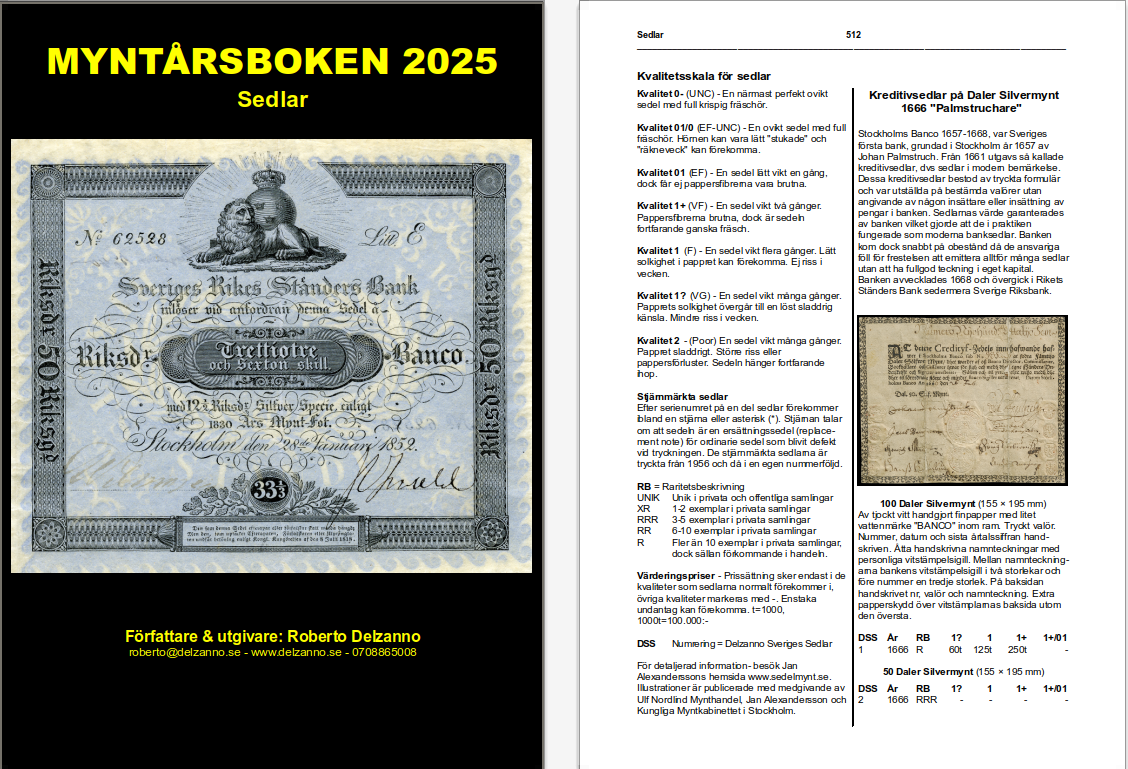 MYNTÅRSBOKEN 2025 - Nu i lager för omedelbar leverans!