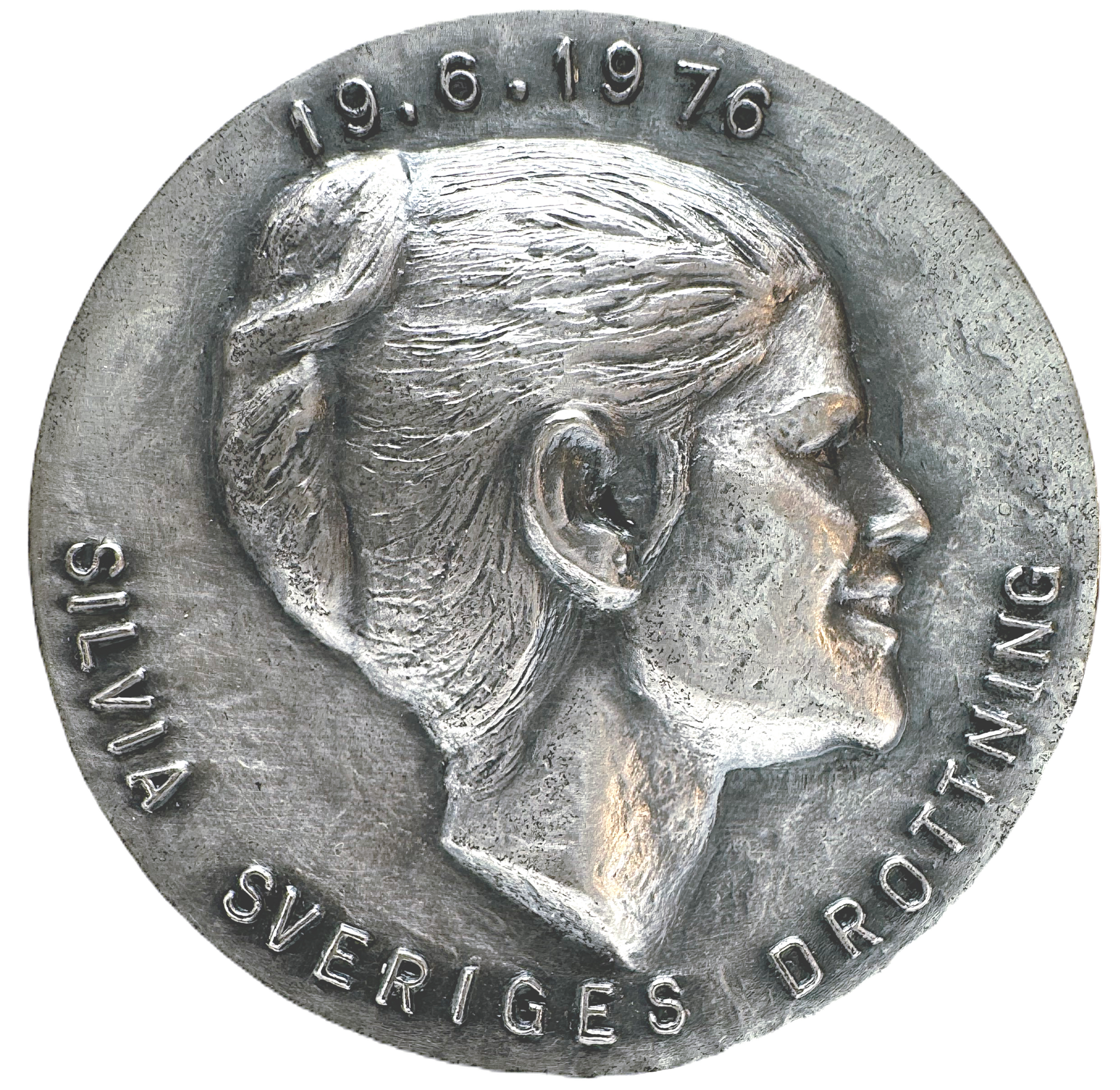 Silvia som Sveriges drottning 19 juni 1976