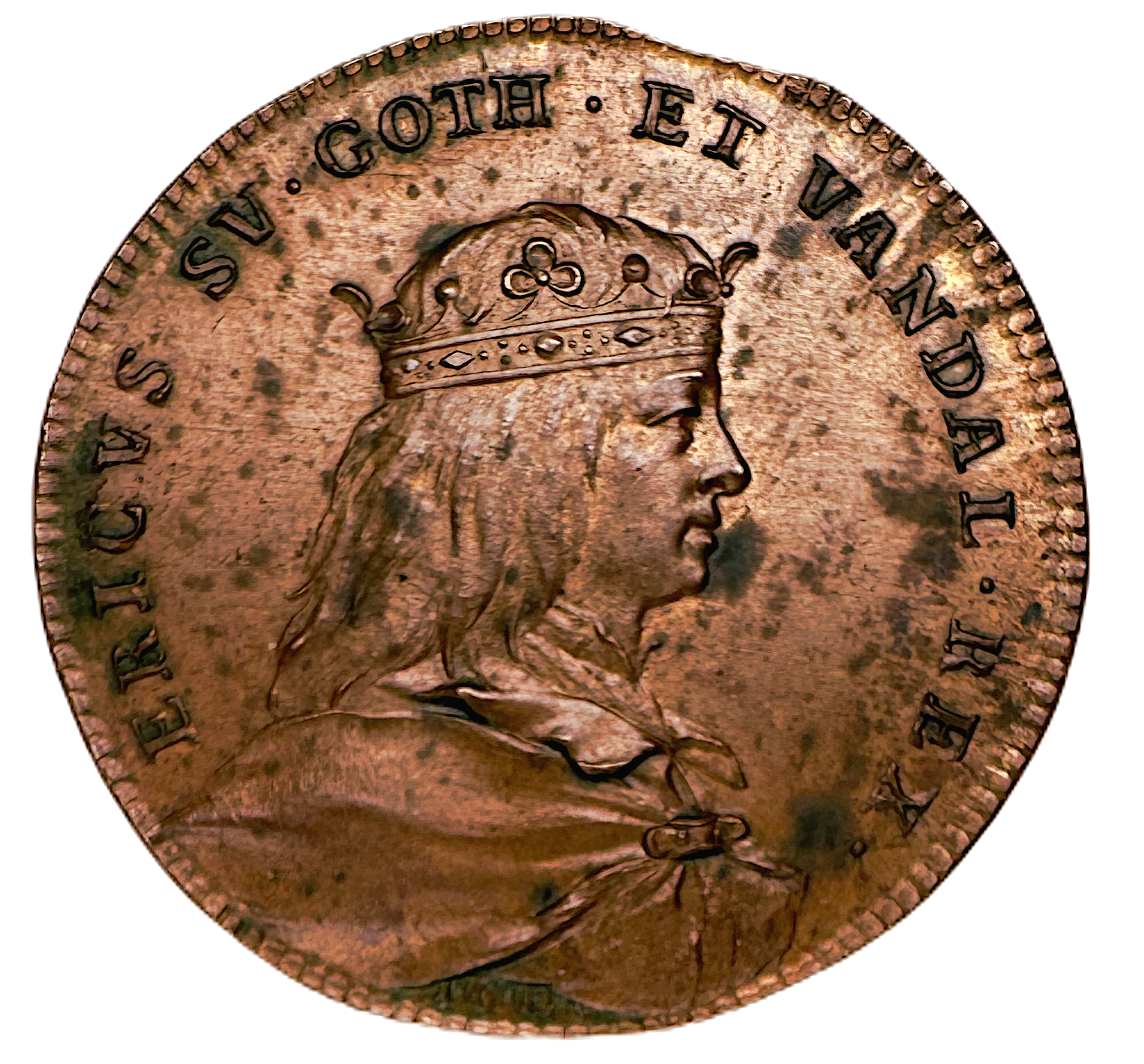 Hedlingers regentlängd Nr 31 - Erik Magnusson av Johann Carl Hedlinger