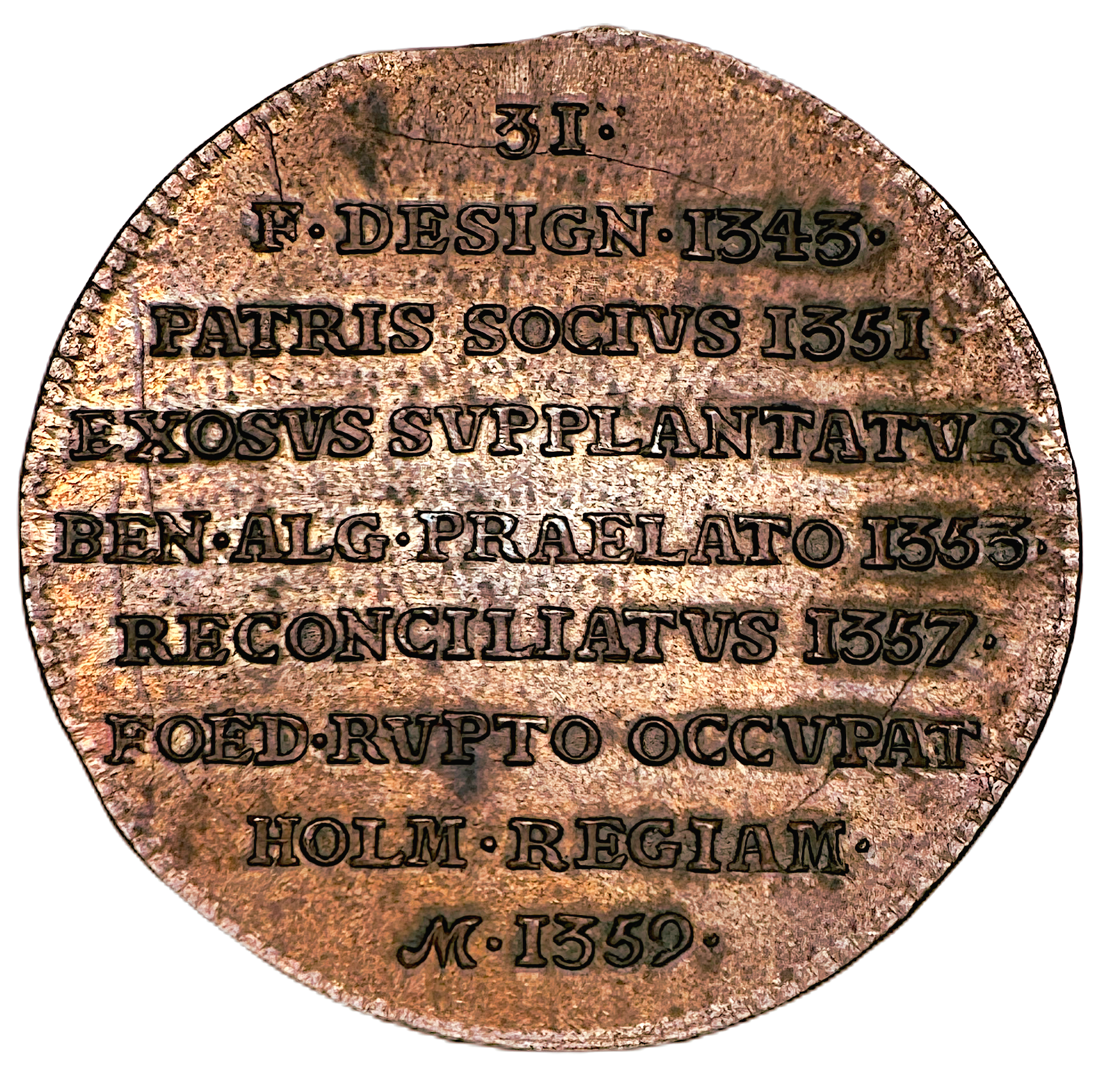 Hedlingers regentlängd Nr 31 - Erik Magnusson av Johann Carl Hedlinger