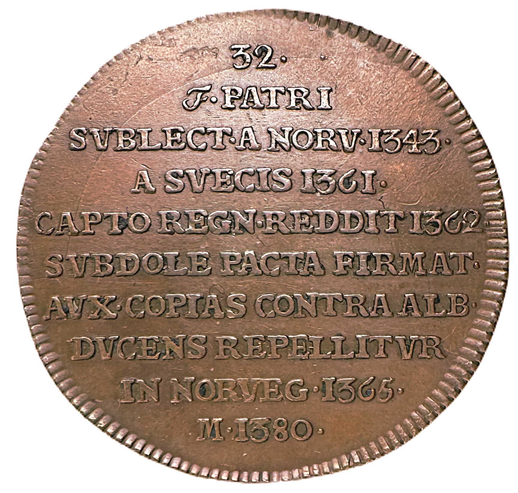 Håkan Magnusson av Johann Carl Hedlinger  - Hedlingers regentlängd - Nr 32