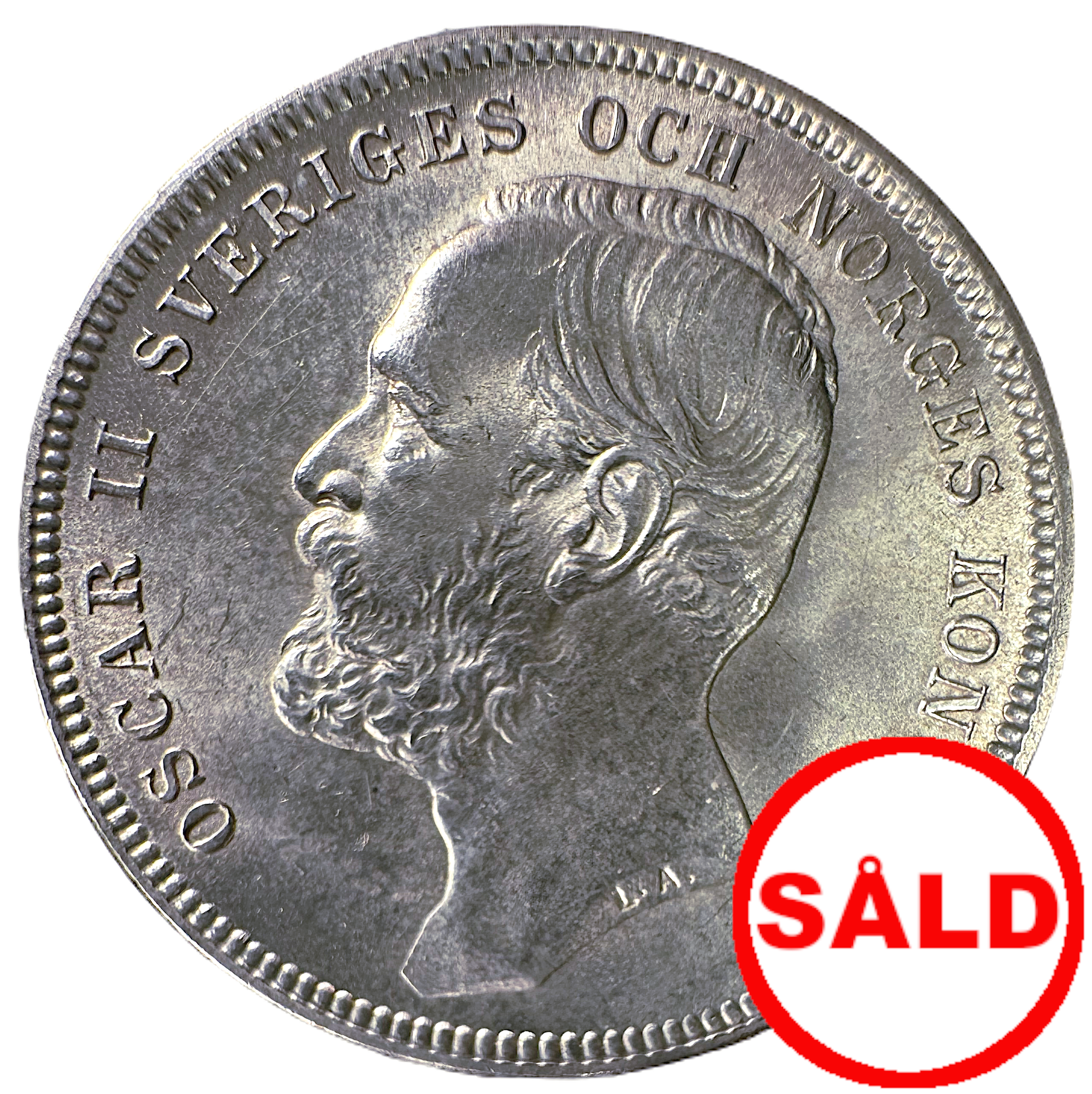 Oskar II - 1 Krona 1903 - Vackert ocirkulerat exemplar - Ex. Aurum