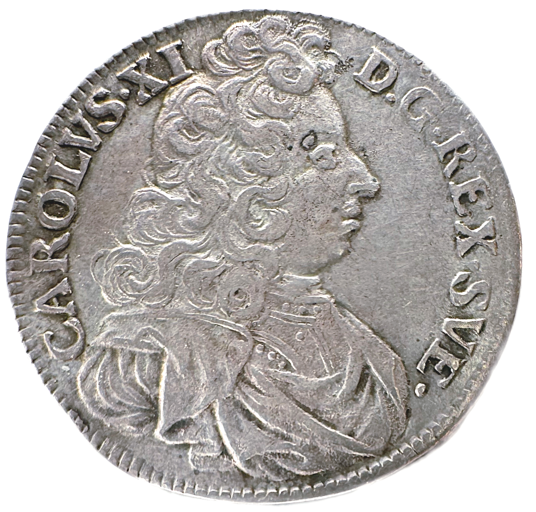 Karl XI - 1 Mark 1696 - Vackert exemplar