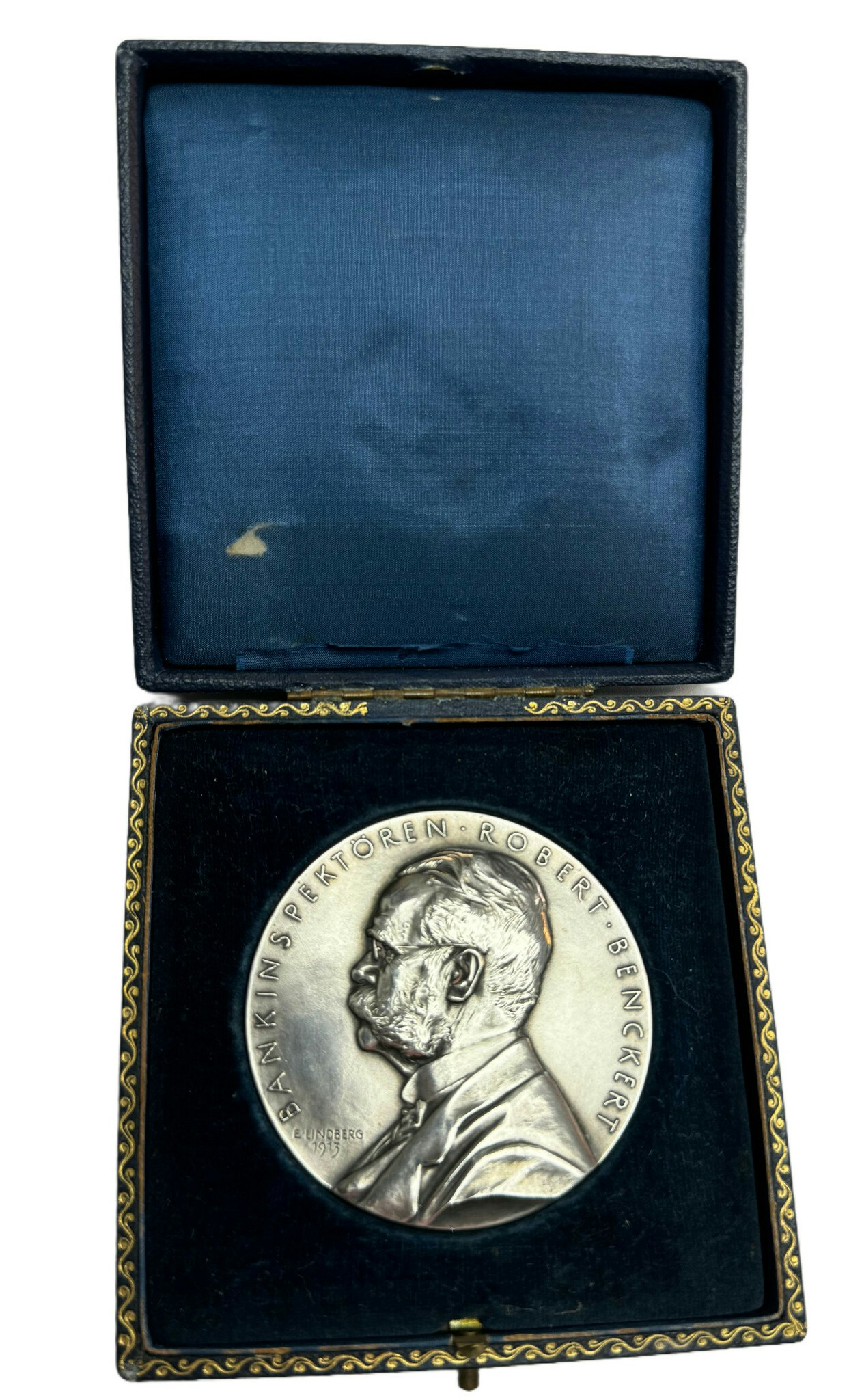 Johan Robert Benckert 1846-1938 av Erik Lindberg 1913 - Chef för Bankinspektionen