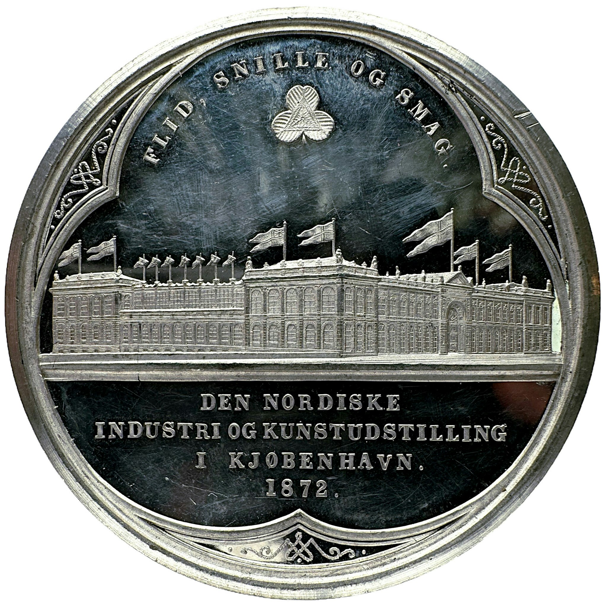 Danmark - Konst- och industriutställningen i Köpenhamn 1872 - Ett praktexemplar PROOFLIKE