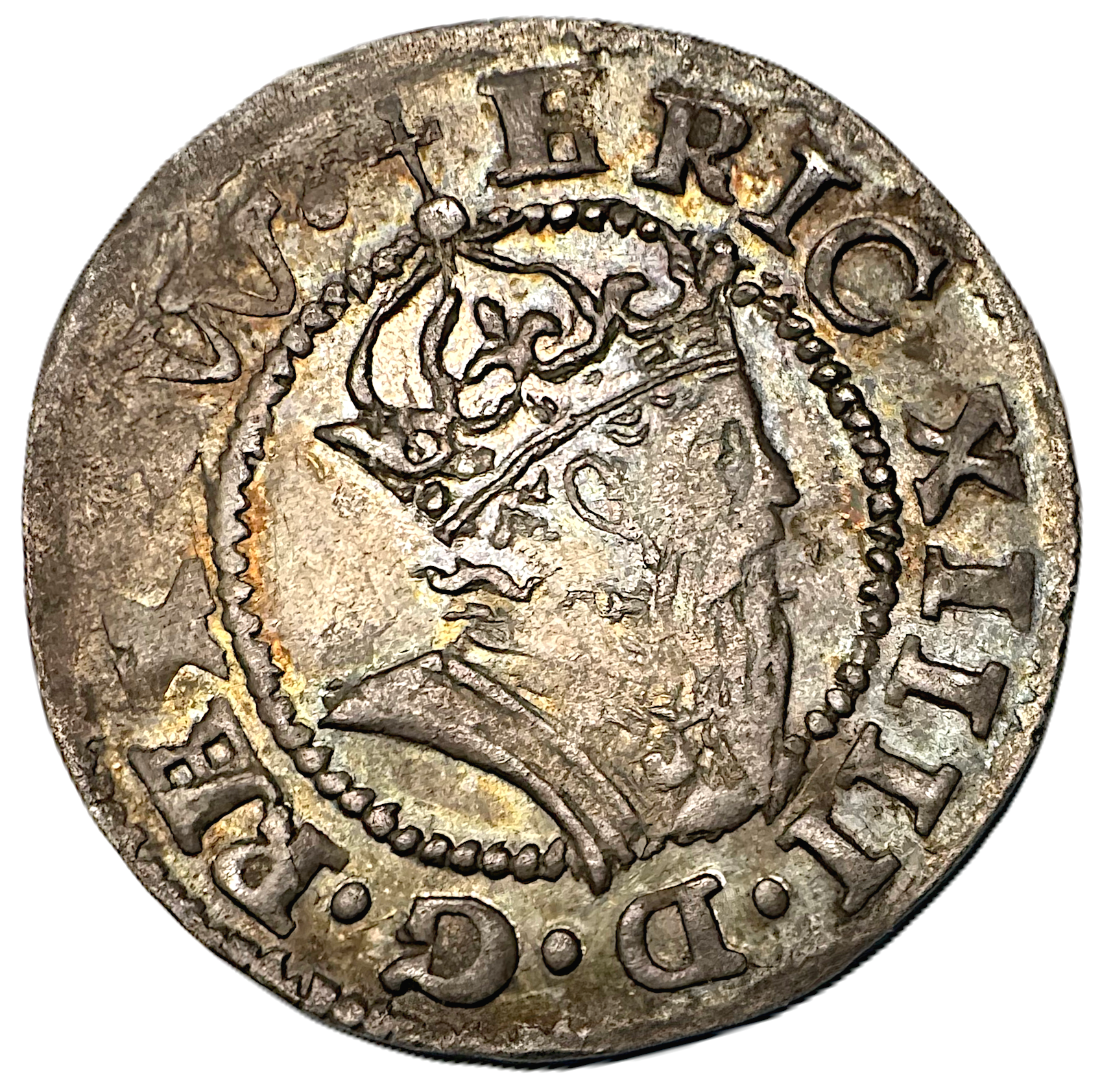 Erik XIV Reval - Ferding 1565 -  Praktexemplar med enastående patina och lyster