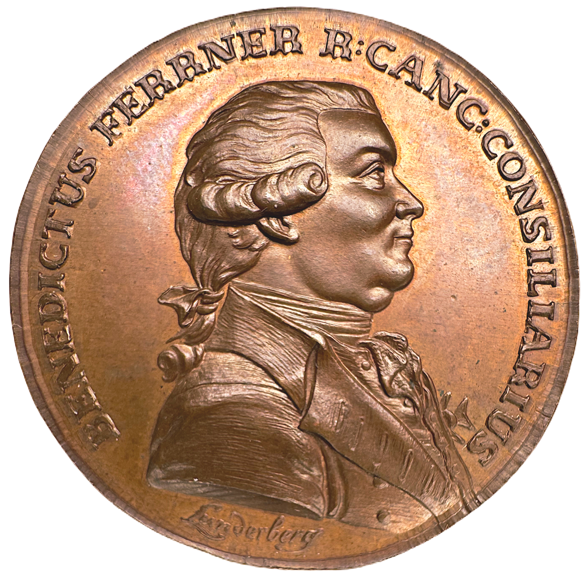 Bengt Ferrer (1724-1802) av Lars (Lorentz) David Lunderberg - Ett underbart ocirkulerat PRAKTEXEMPLAR - En framstående astronom och lärare åt Gustav III