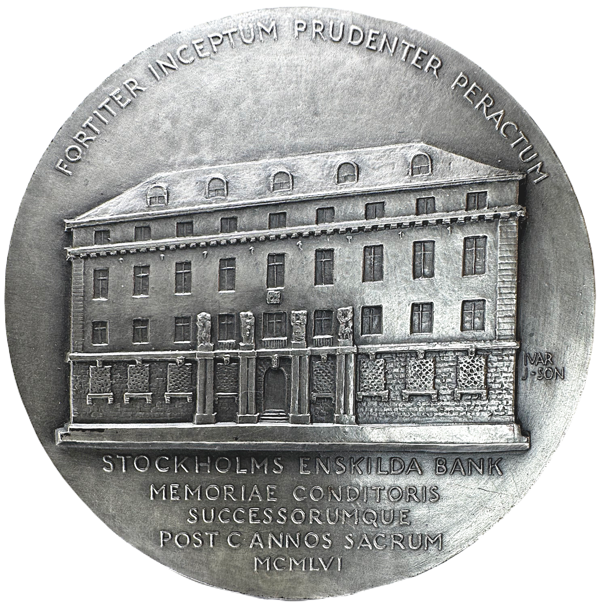 Wallenberg - Stockholms Enskilda Bank 100 årsjubileum 1856-1956 av Ivar Johansson - I originaletui