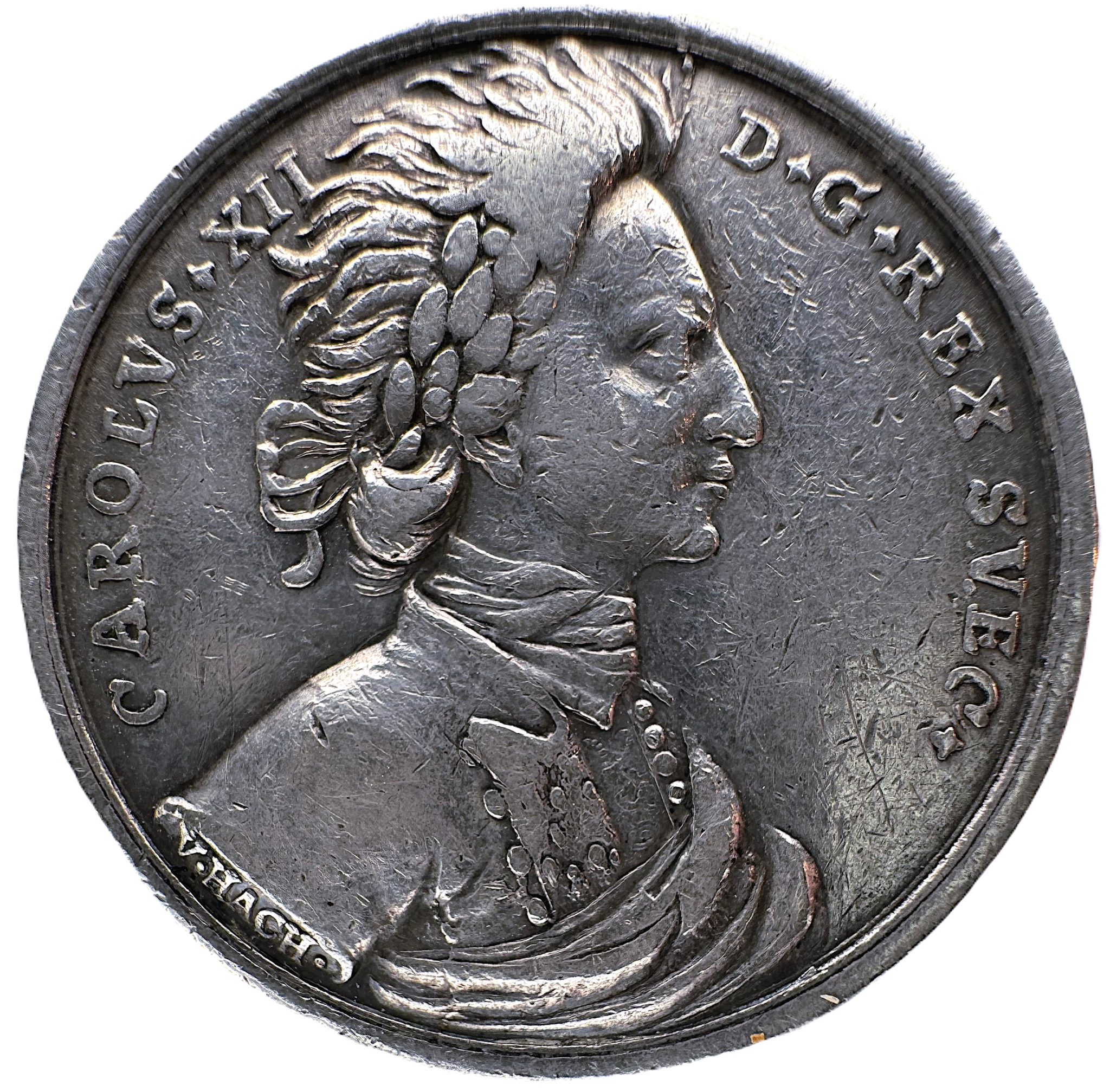 Karl XII förkastar alla förslag till fred med Sveriges fiender (1703 och 1704) av David Gerhard von Hachten