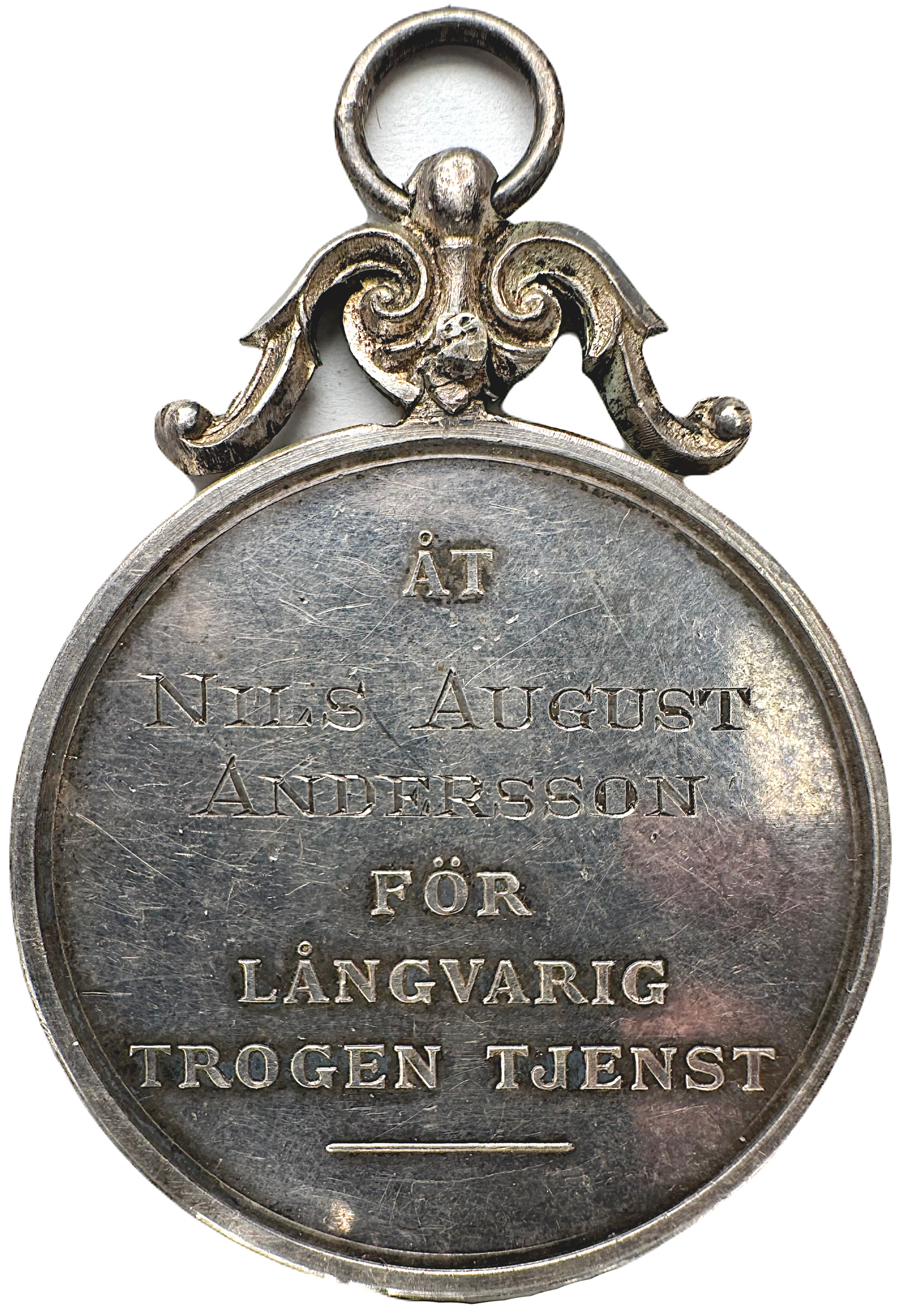 Kungliga Patriotiska Sällskapets belöningsmedalj med dansk montering (1824-1923)