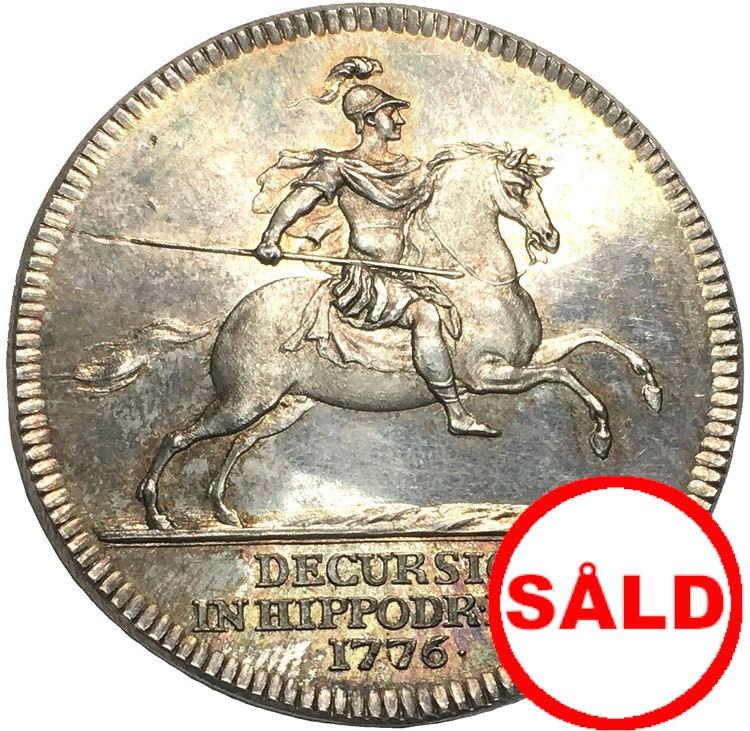 Gustav III - Tornerspel på Ekolsund 1776 - Sällsynt och vacker av Liungberger