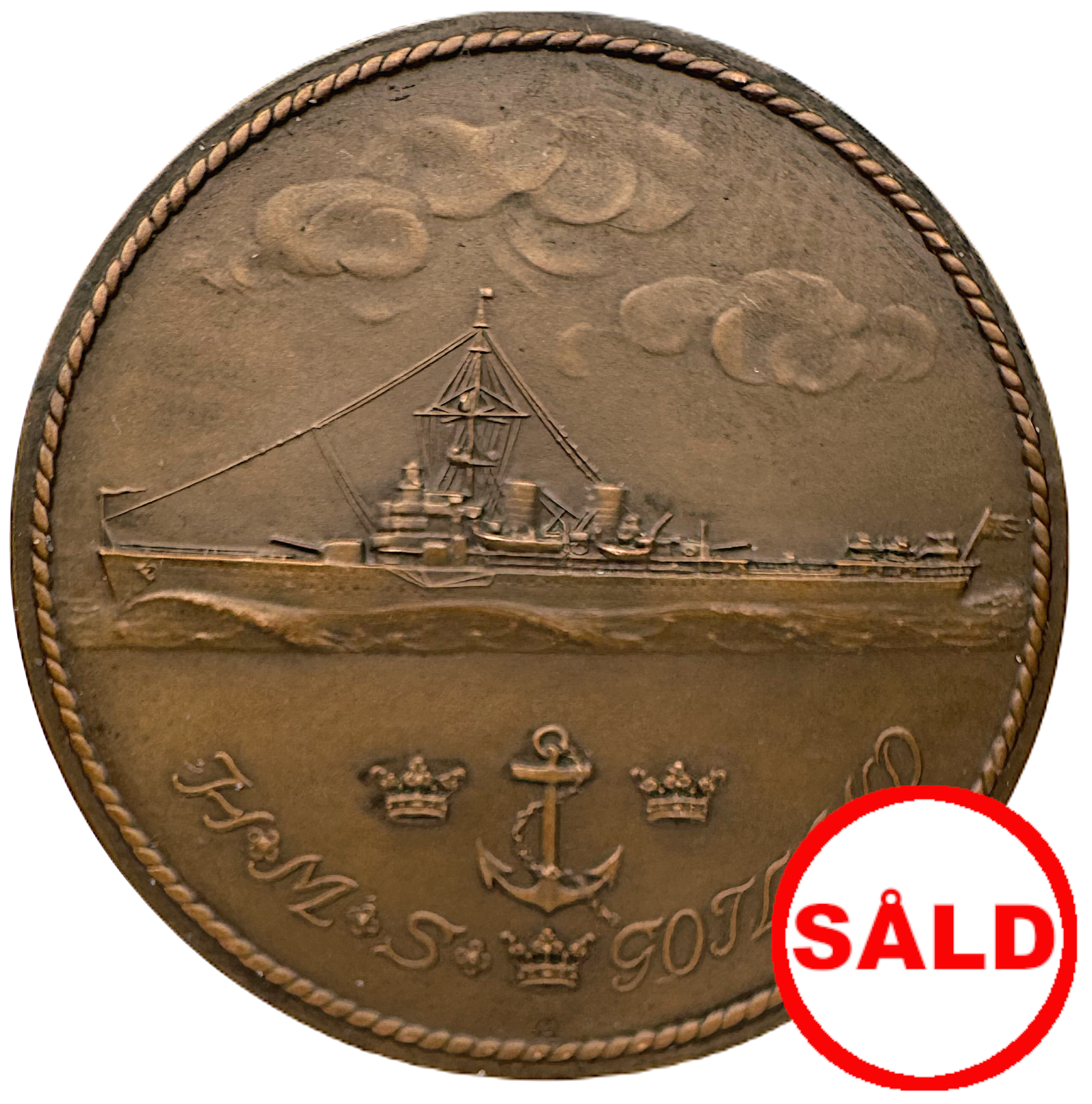 HMS Gotland - Långresa 1937-1938. Av A. Ohlson