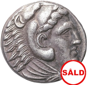 Makedonien, Alexander den store, Tetradrachm 336-323 f.Kr - Ett vackert kompakt exemplar med hög detaljrikedom