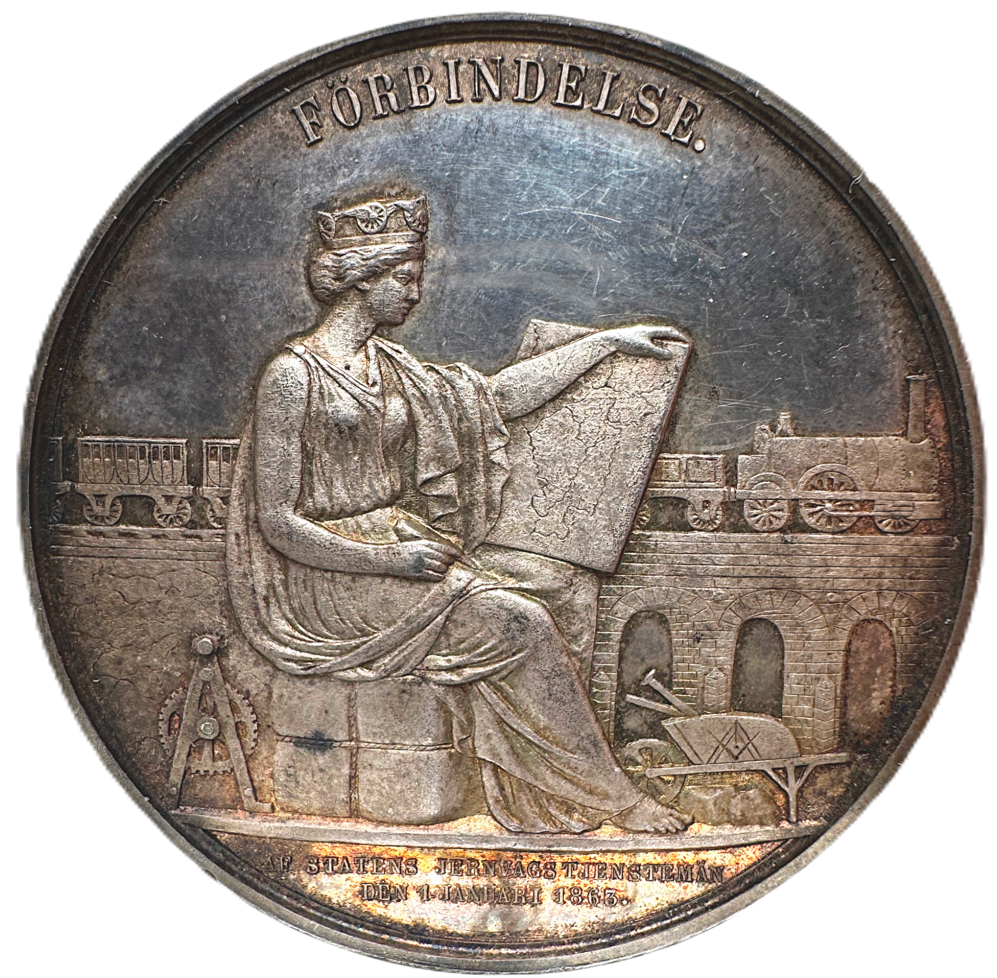 Nils Ericson (1802–1870) av Lea Ahlborn 1864 - Järnviljan som band samman Sverige