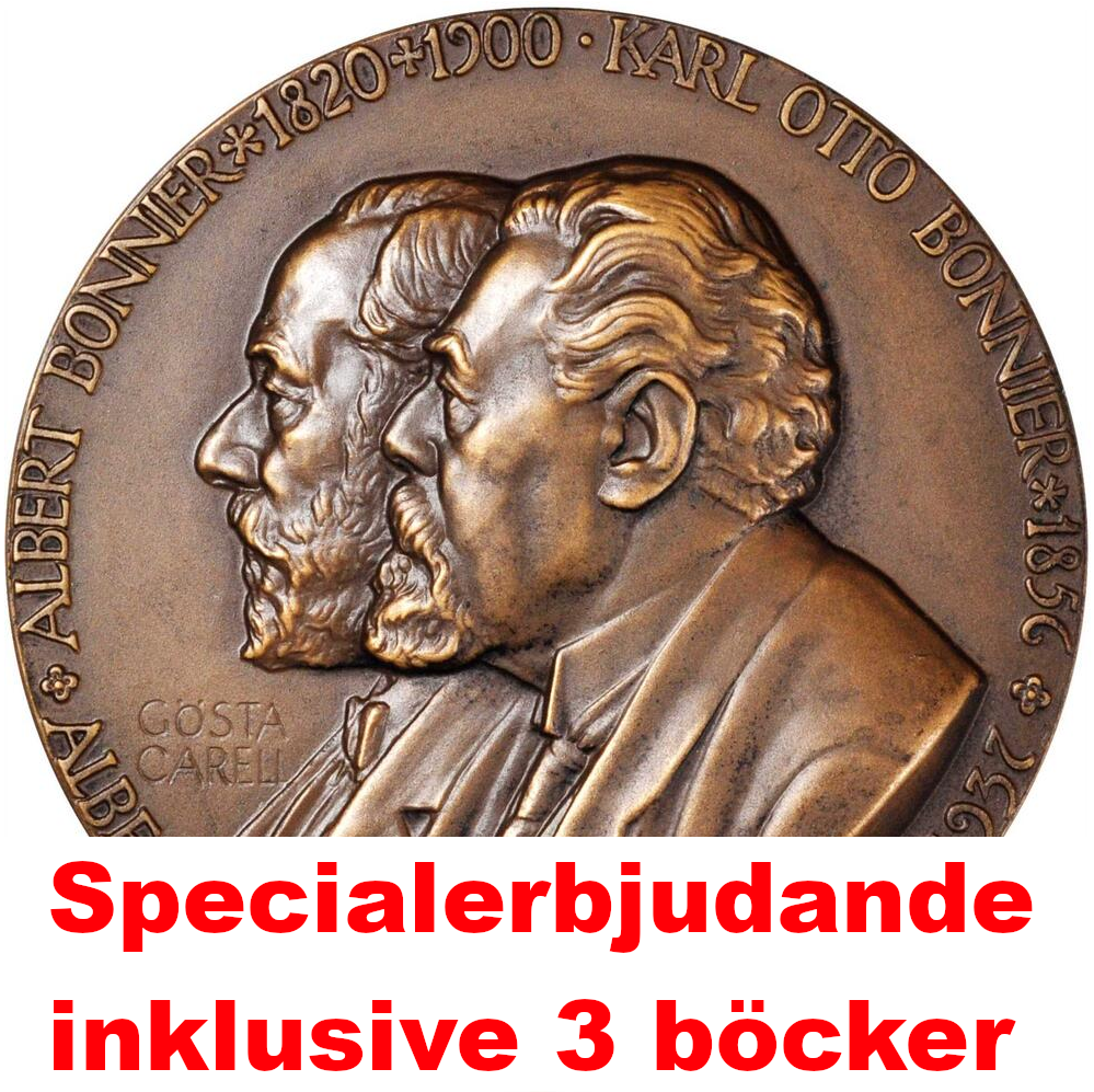 Specialerbjudande - Albert Bonnier (1820-1900) - Bokförläggaren som formade det moderna Sverige av Gösta Carell 1937 - inklusive 3 böcker + Rome the Leagacy ordinarie pris 2.050:-