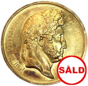 Frankrike, Louis Philippe 1830-1848, Kunglig belöningsmedalj i guld RR