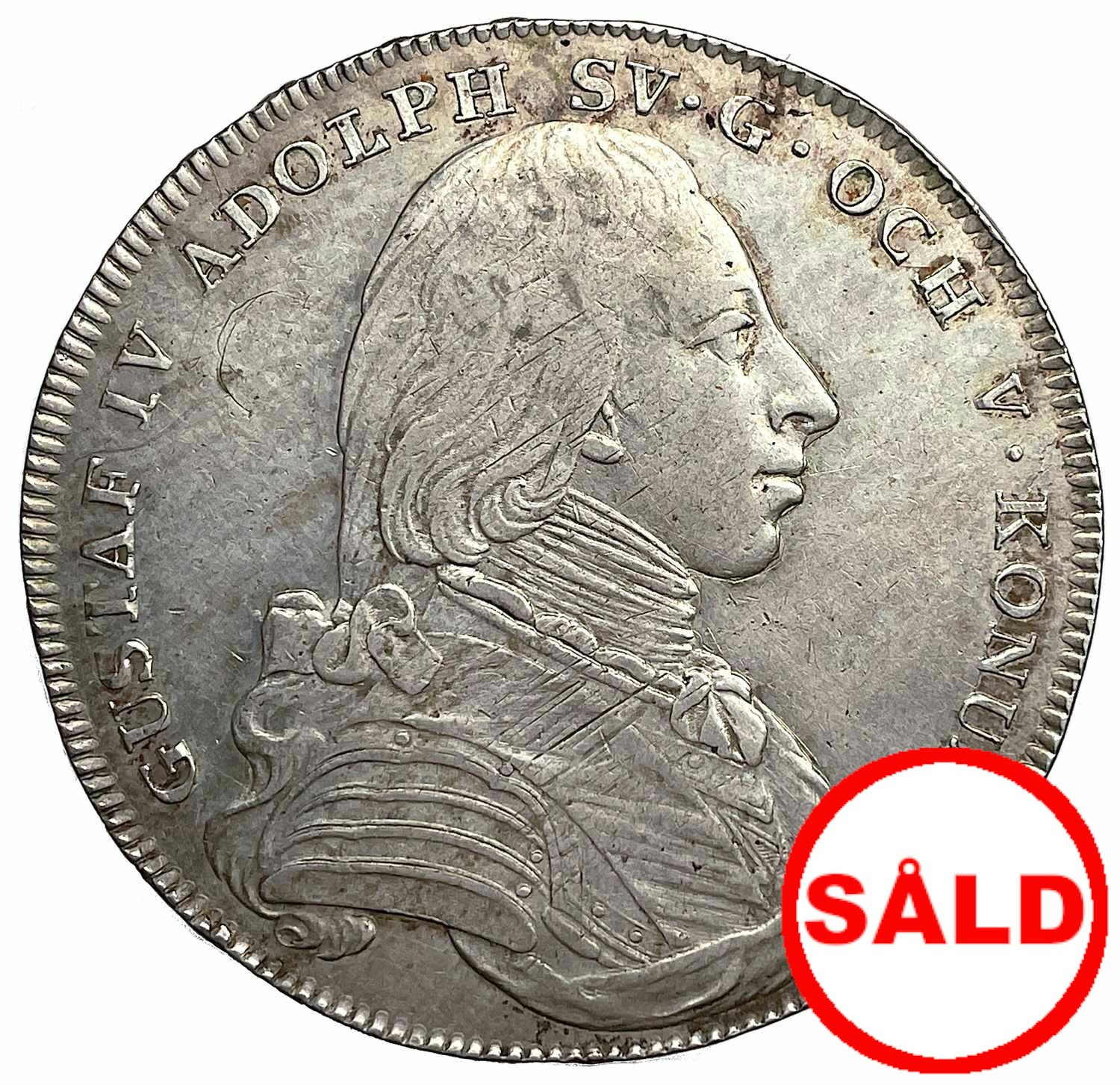 Gustav IV Adolf - Riksdaler 1801