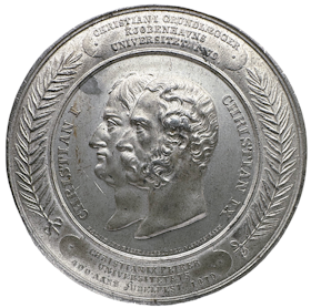 Danmark, Christian IX - Köpenhamns universitets 400 årsjubileum 1879 av Schmahlfeld