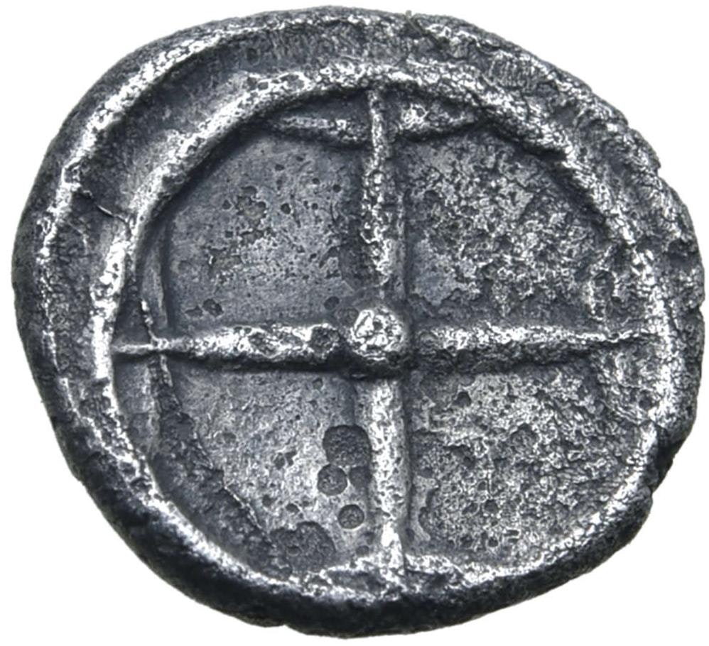 Sicilien, Syrakusa, Deinomenid Tyranny. Hieron I, ca. 478-470 f.Kr. Obol