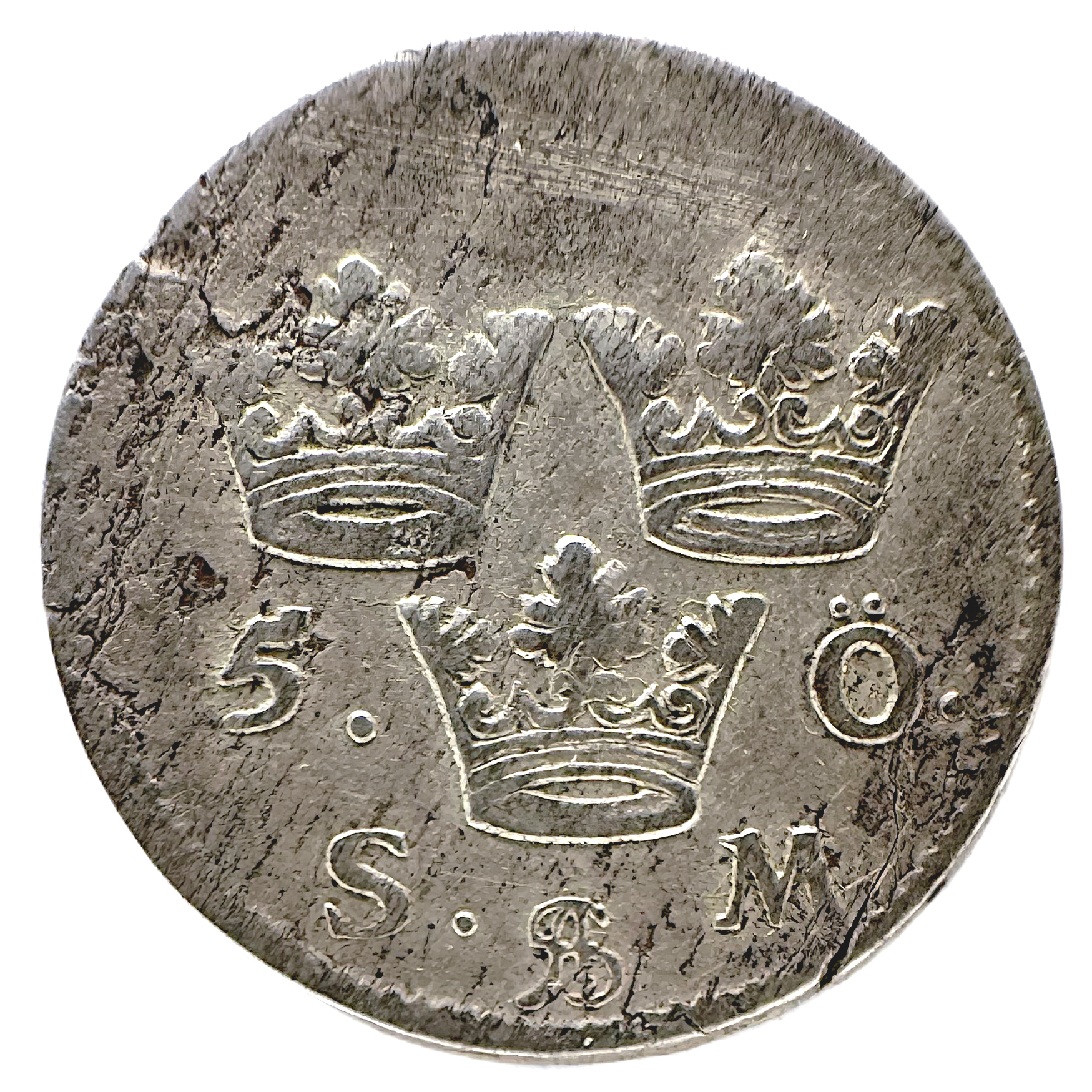Karl XII  - 5 Öre 1699