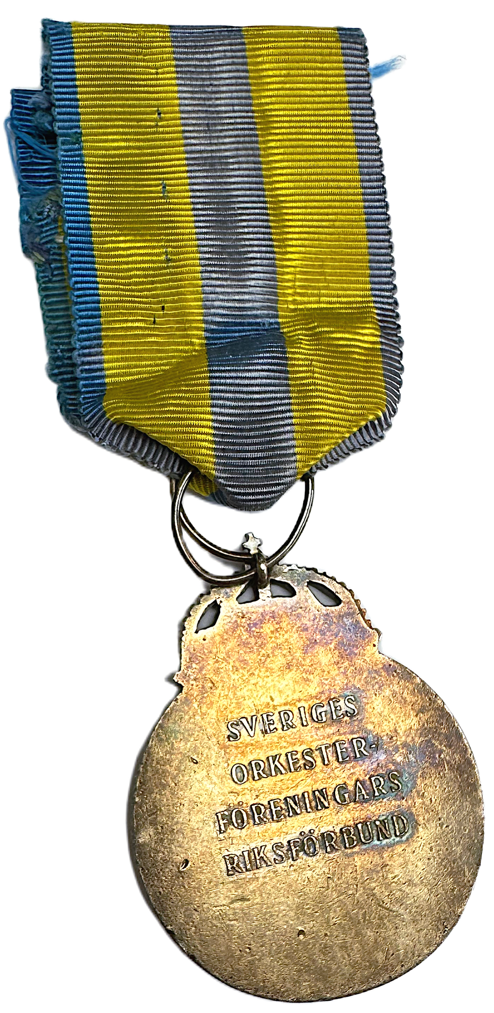 Gustav VI Adolf - Sveriges orkesterföreningars riksförbunds belöningsmedalj - Utdelad 1964