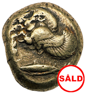 Mysien, Kyzikus - Guldstater ca 550-450 f.K - Världens äldsta mynttyp