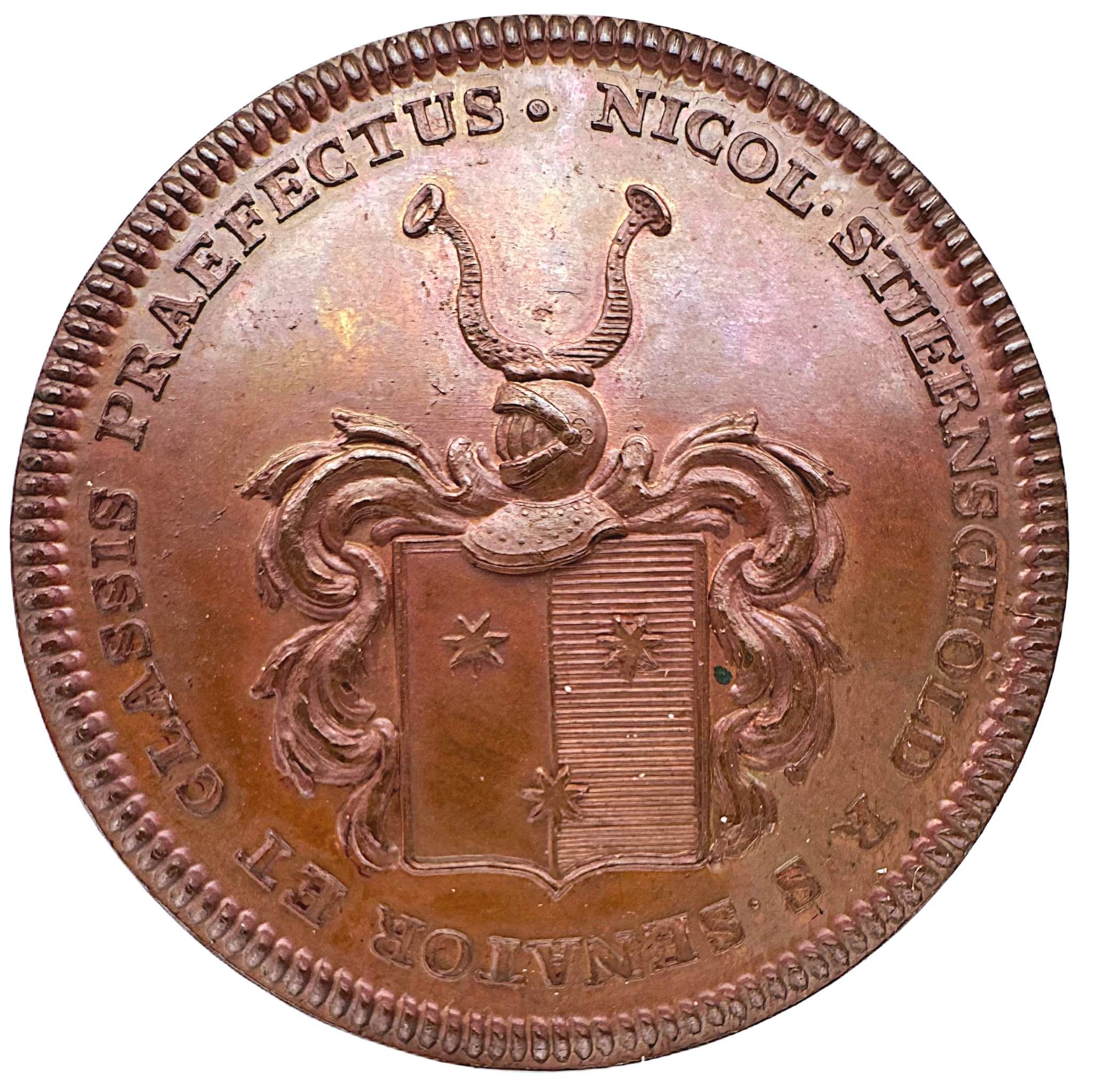 Nils Stjernsköld (1583-1627) - Fältmarskalk, Riksråd, Amiral - graverad av Carl Gustaf Fehrman 1789