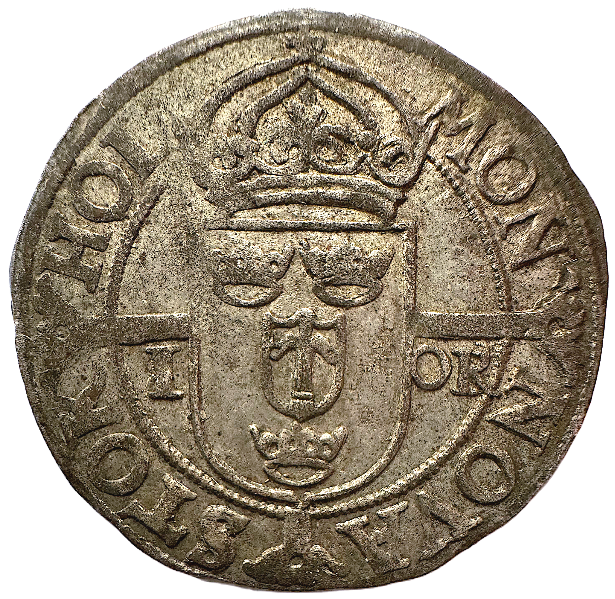 Johan III (1568-1592), Stockkholm, 1 Öre 1575 - Ett ovanligt tilltalande exemplar med fin lyster