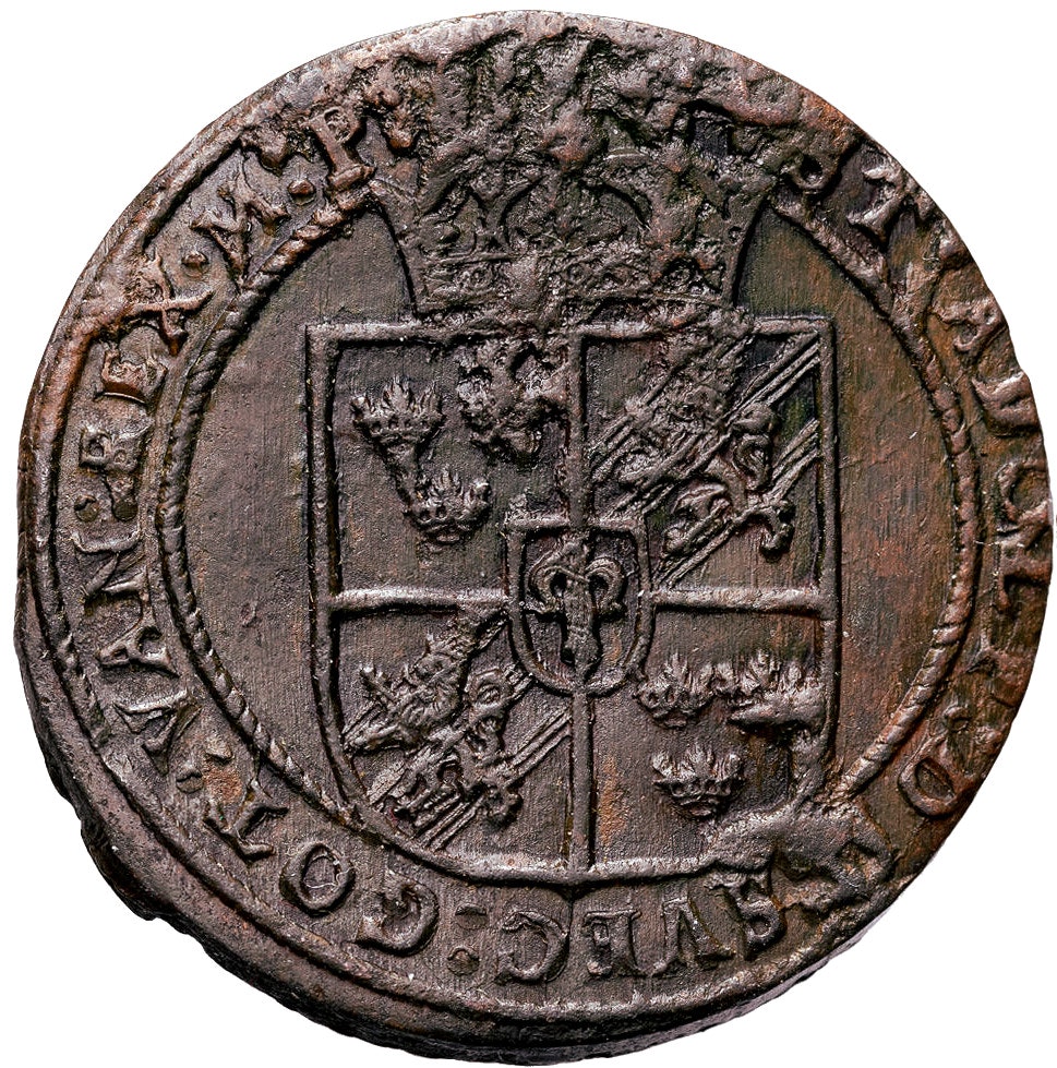 Gustav II Adolf, Säter, 1 Öre 1629 - Ett underbart ocirkulerat välpräglat praktexemplar - Mycket sällsynt