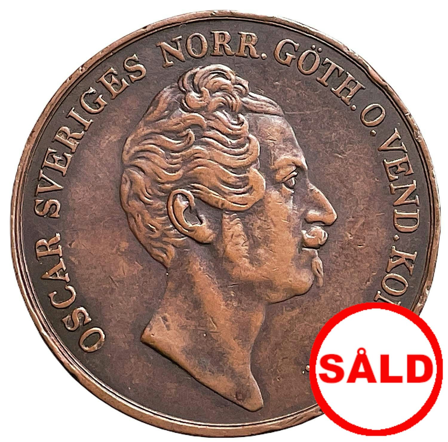 Oskar I - 4 Skilling Banco 1849