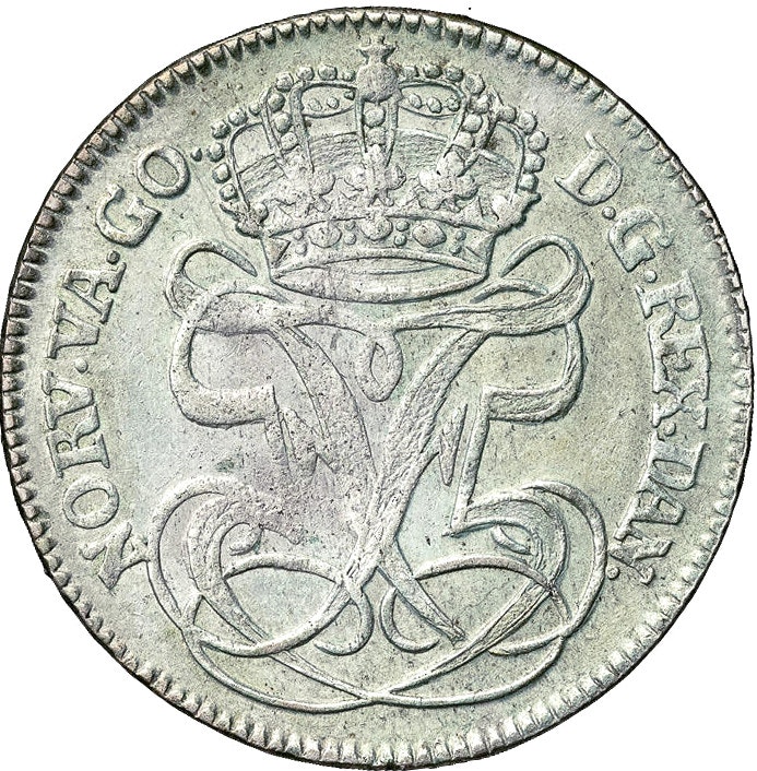 Norge, Frederik V – Stilleståndet före stormen - En vacker 24 Skilling 1761