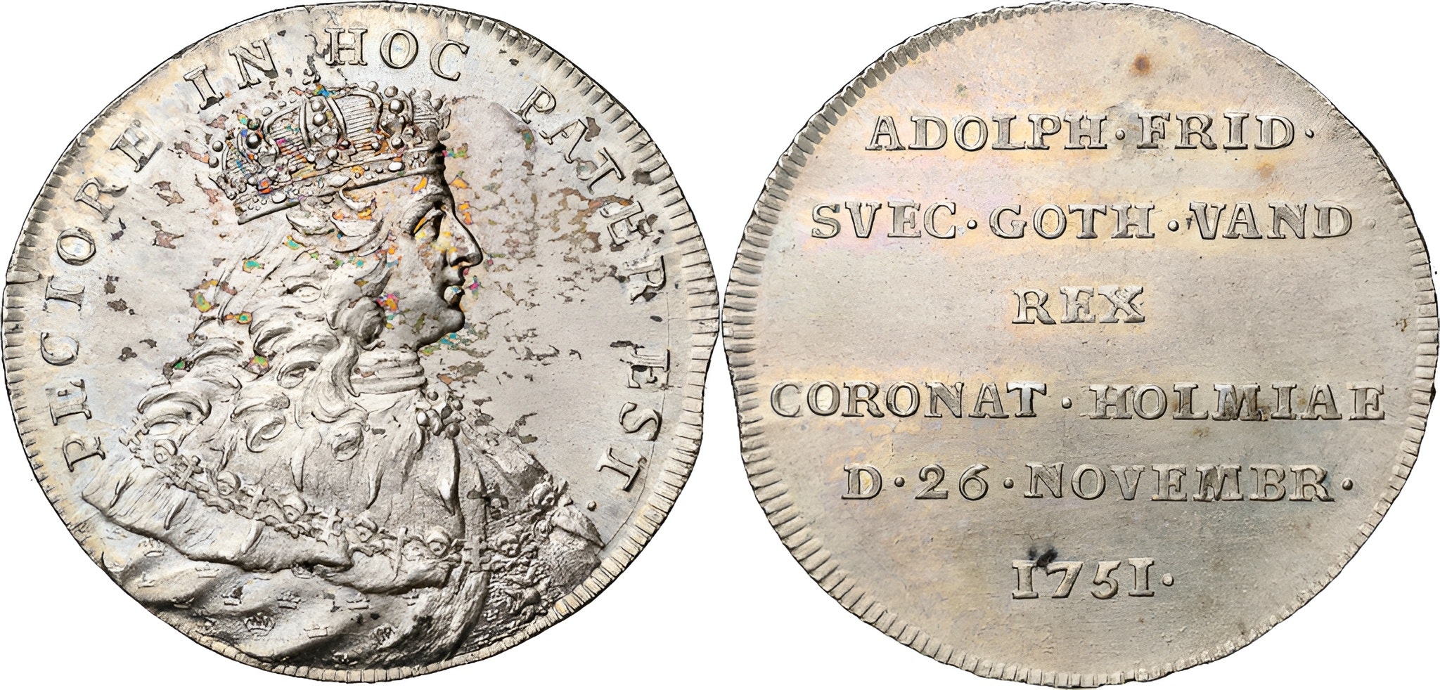 En Kröning i Skuggan av en Stormakt: Adolf Fredriks 2 Mark 1751 - Ett ocirkulerat praktexemplar