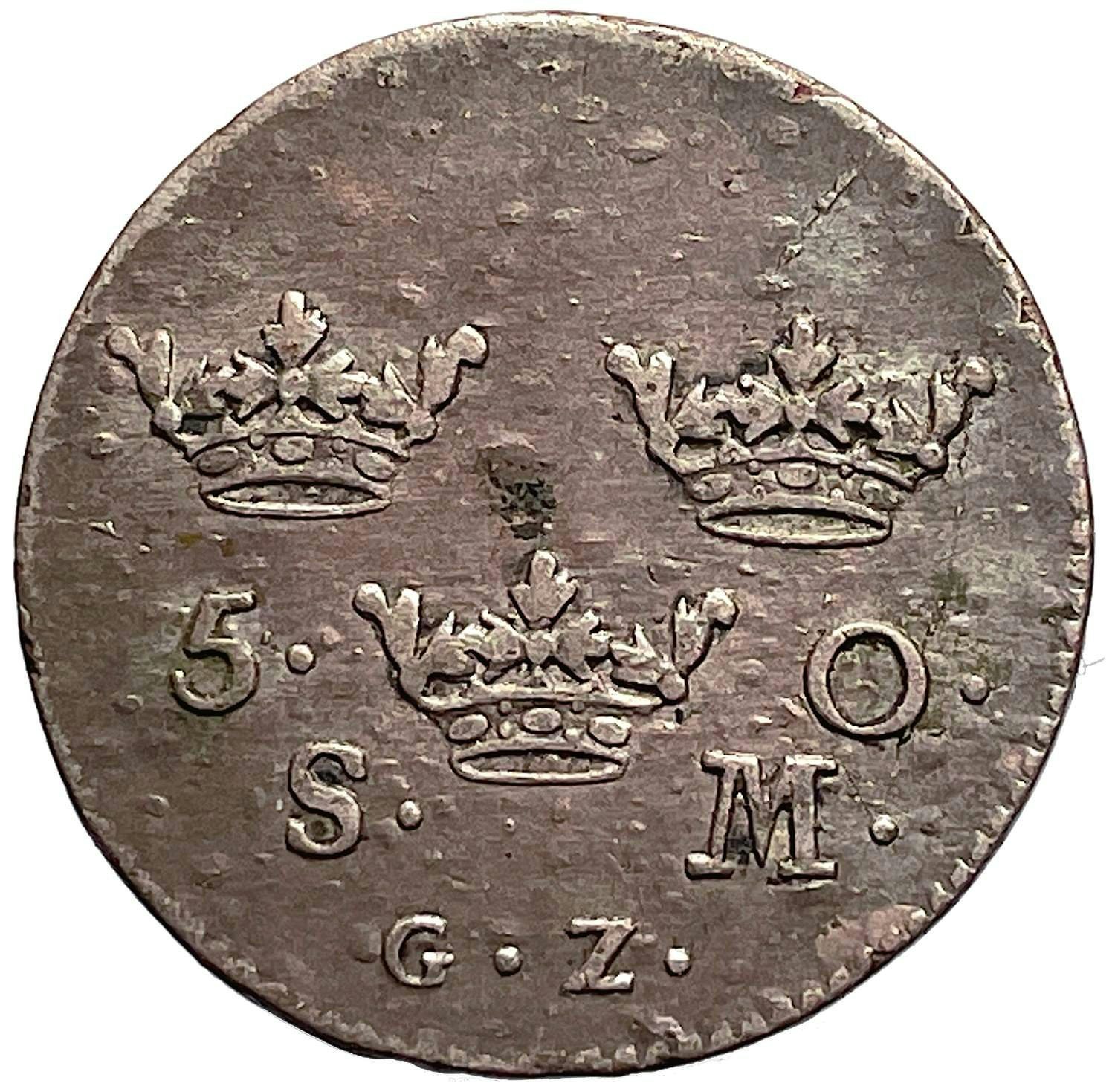 Fredrik I - 5 Öre 1731