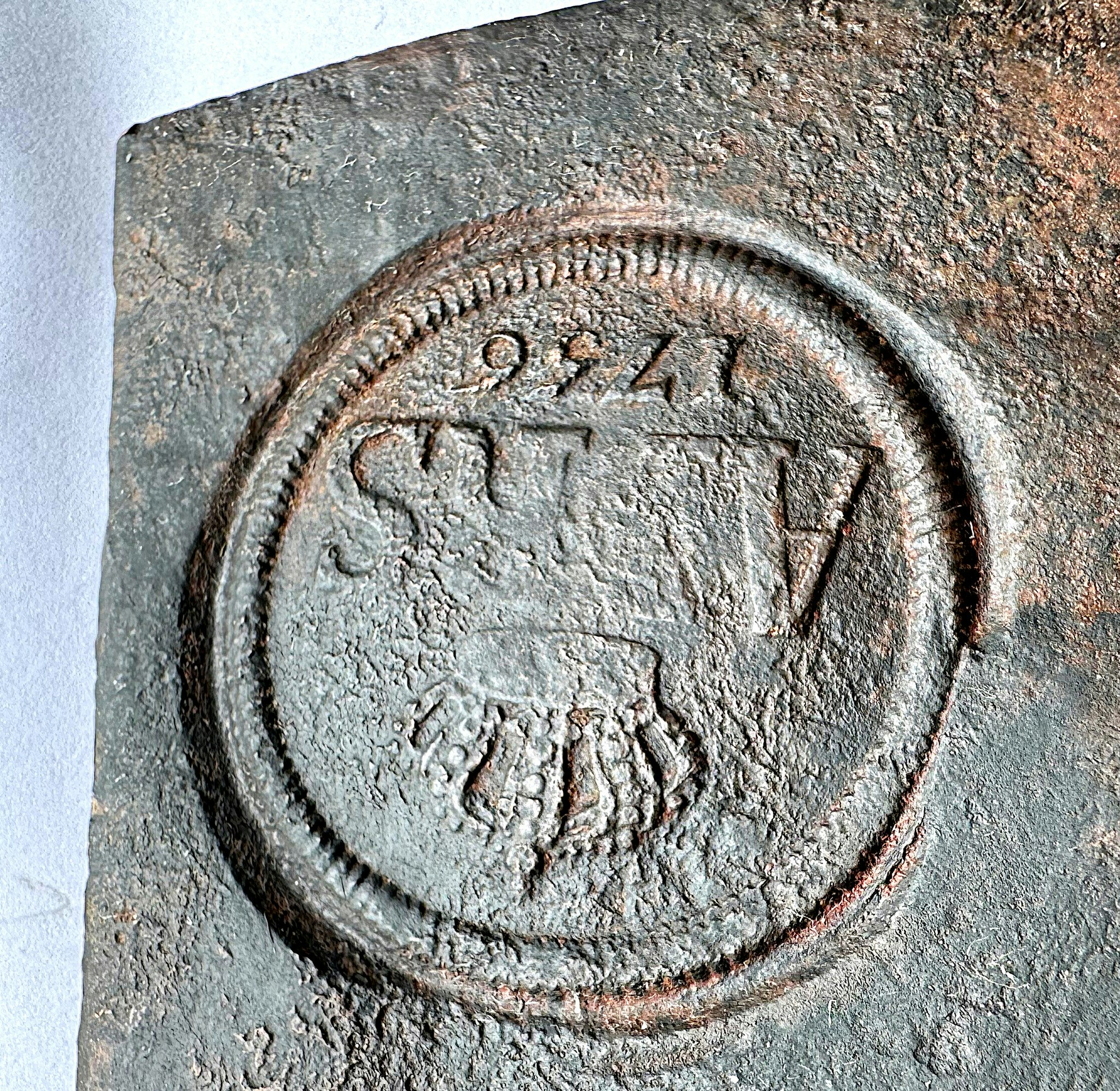 Adolf Fredrik, Avesta, Plåtmynt 4 Daler SM 1756 – Sällsynt