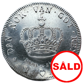 Danmark, Christian V (1670-1699). Krone 1693 - Ett tilltalande och välpräglat exemplar