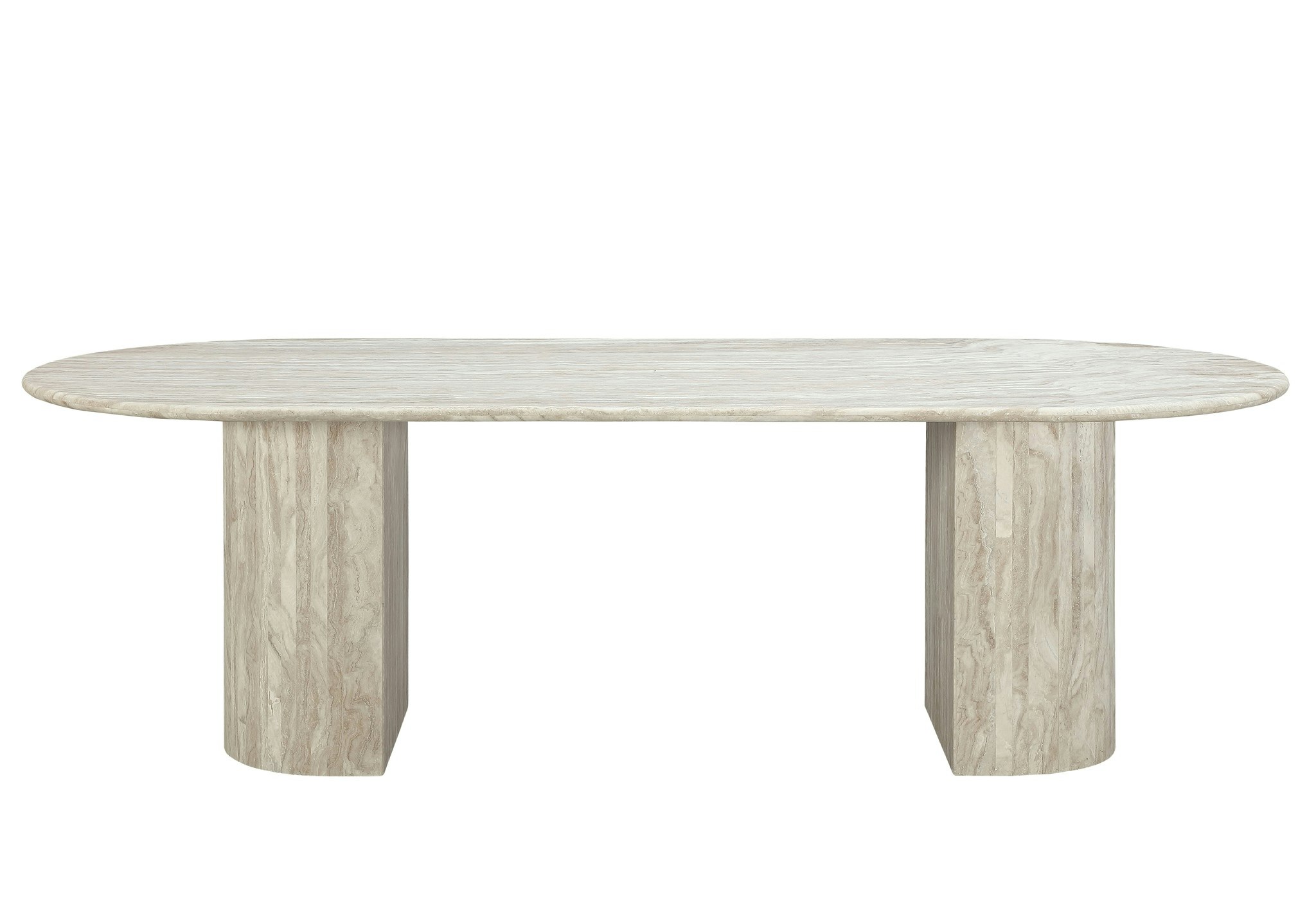 Kelly dining table 200cm Travertine