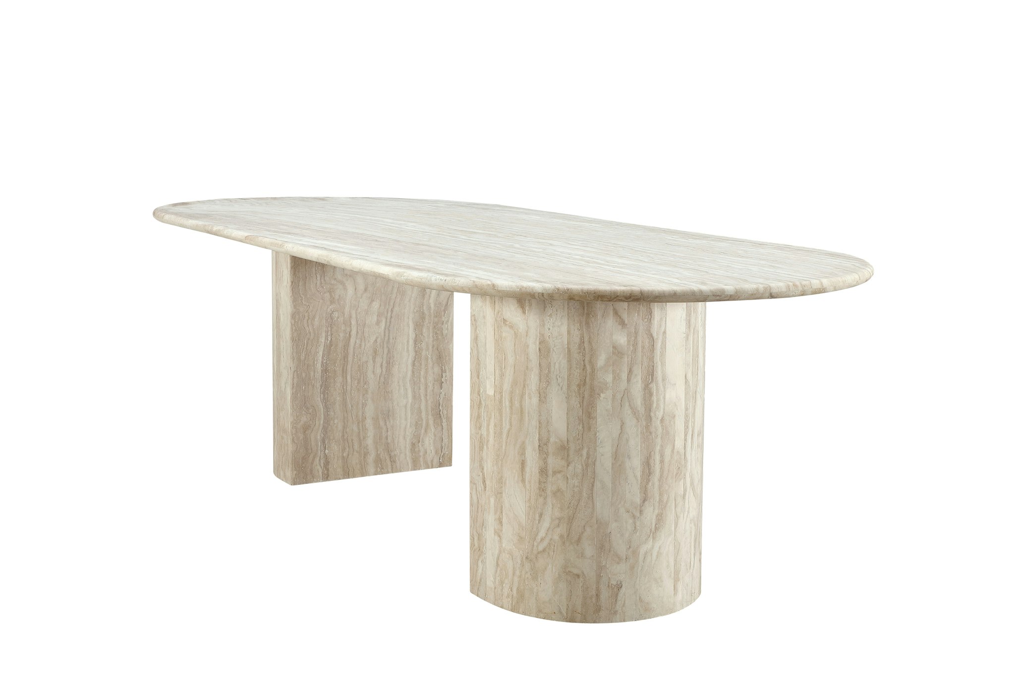 Kelly dining table 200cm Travertine