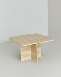 Stella Square Side/Coffee Table Travertine