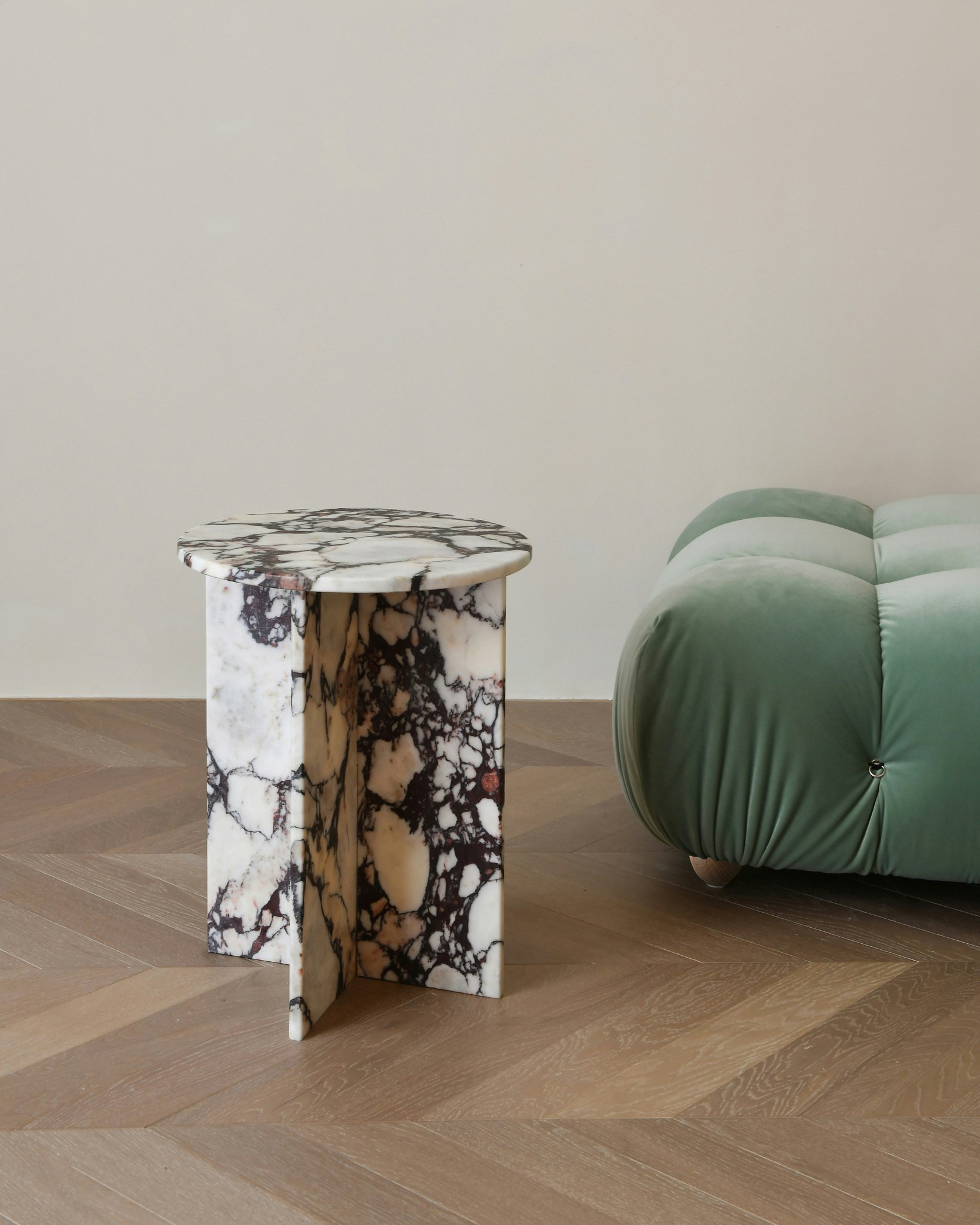 COMO Side Table Calacatta Viola