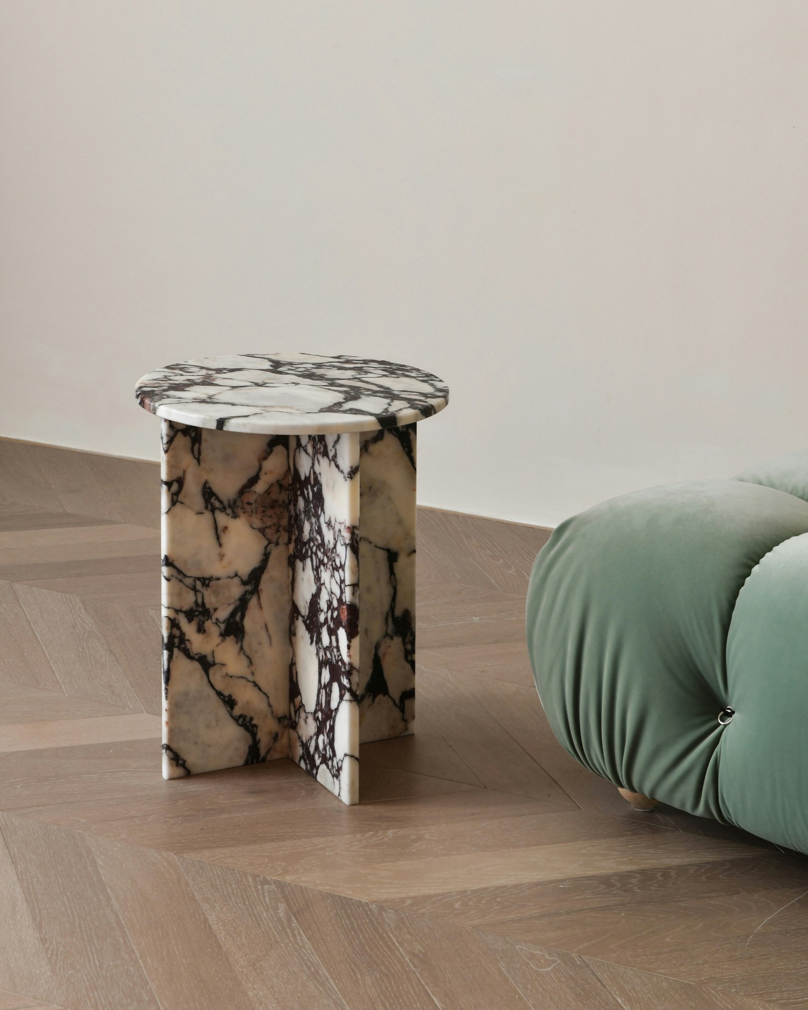 COMO Side Table Calacatta Viola