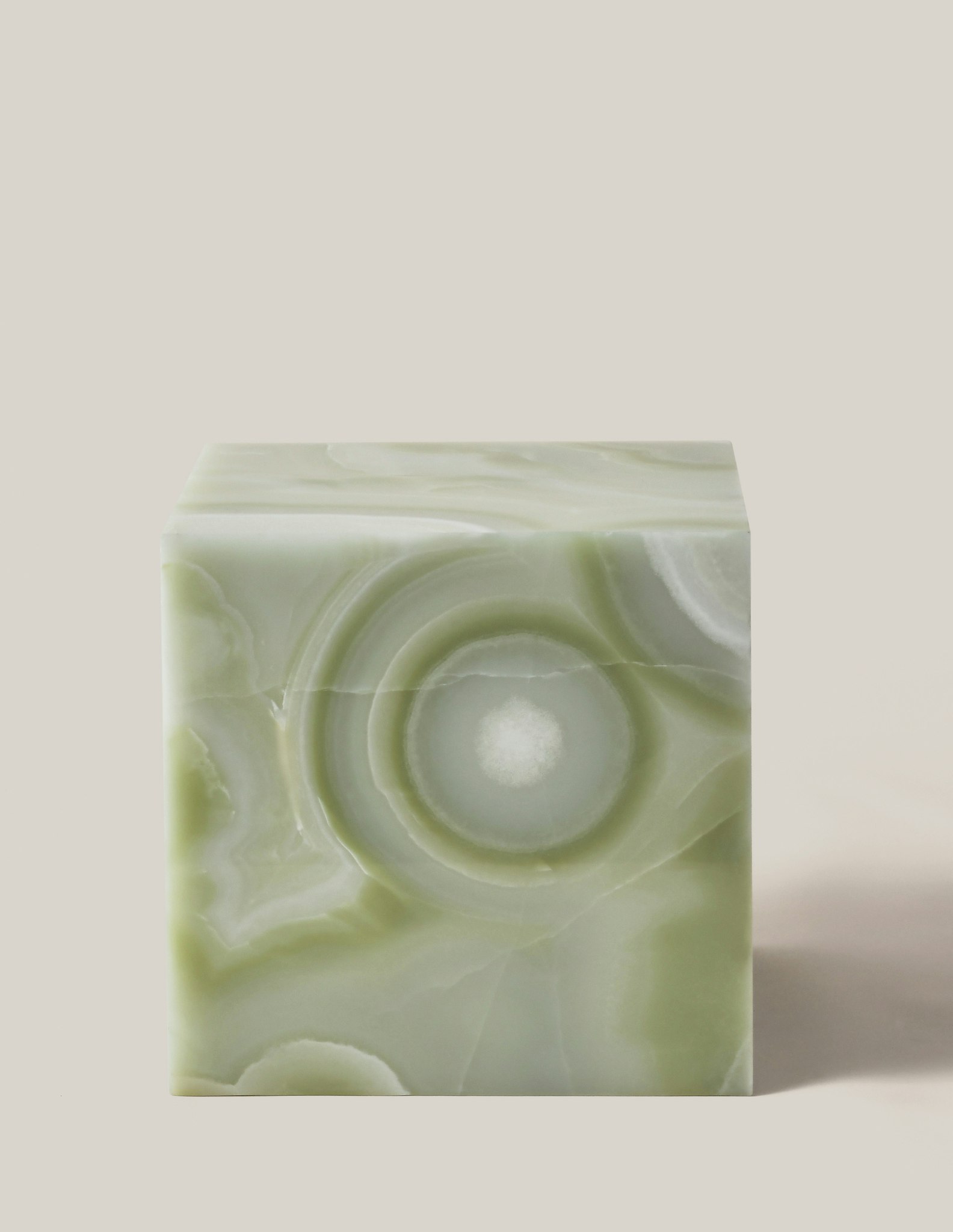 Flair Cube Light Green Onyx